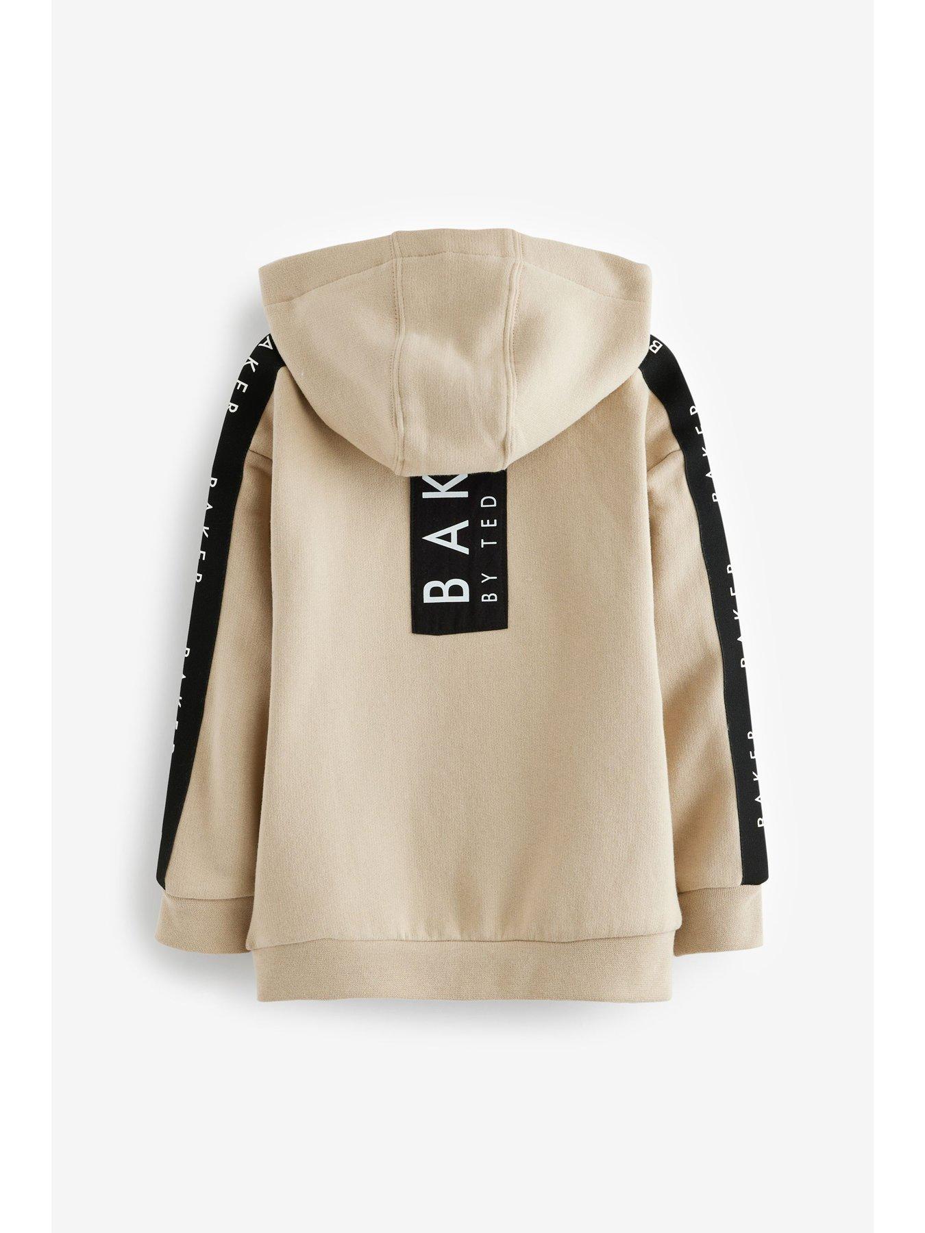  image of ted-baker-boy-zip-through-jacket-beige