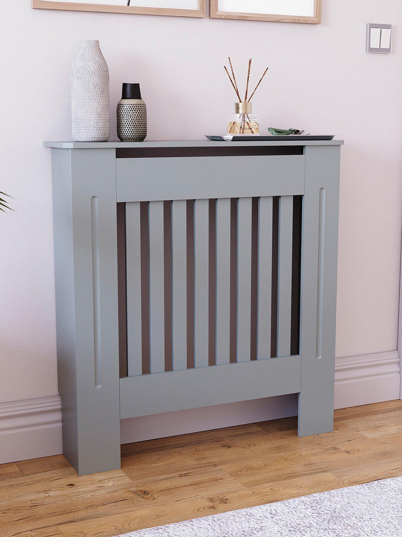 undefined Chelsea Small Radiator Cover - Olive Grey