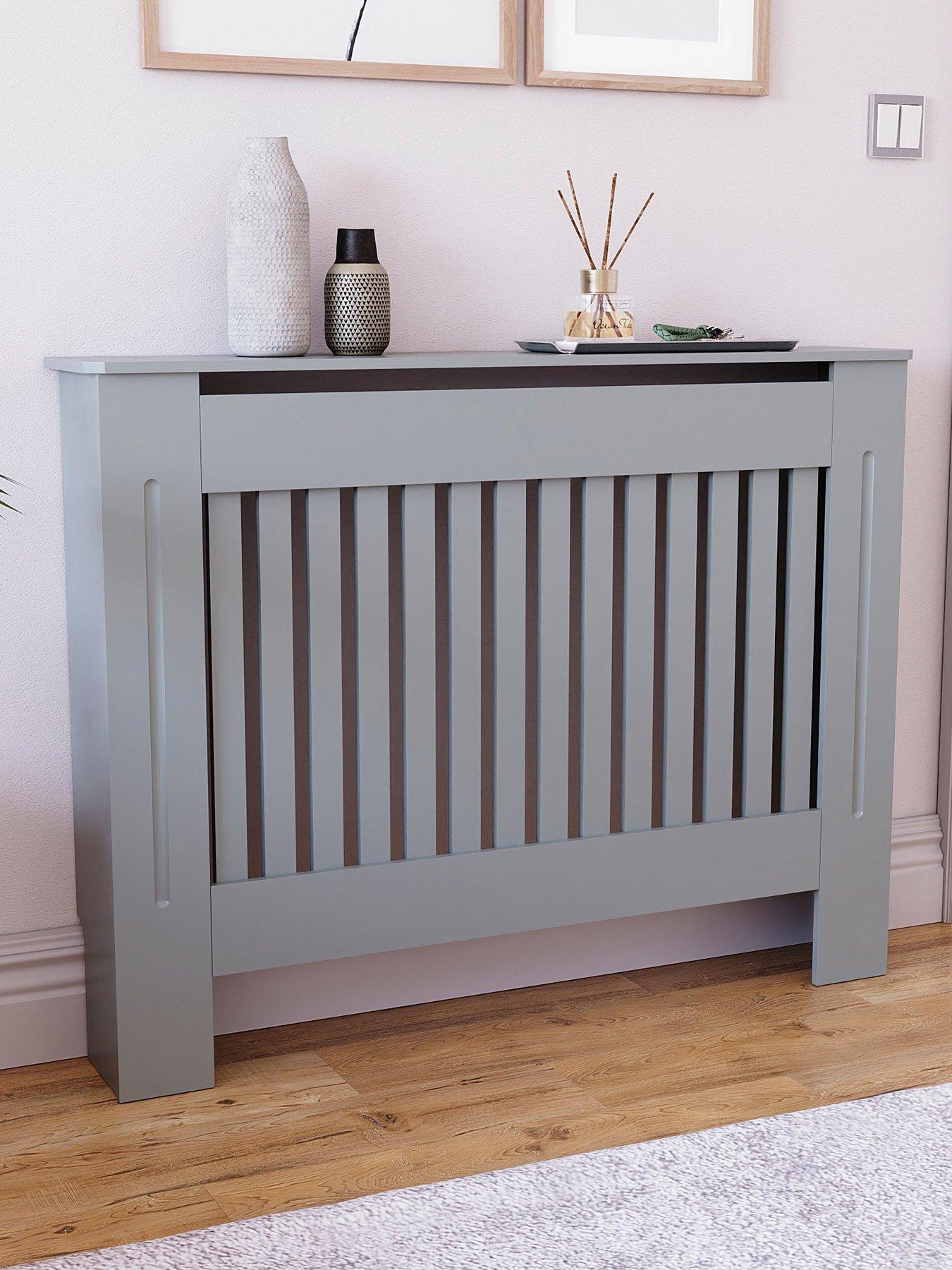 undefined Chelsea Medium Radiator Cover - Olive Grey