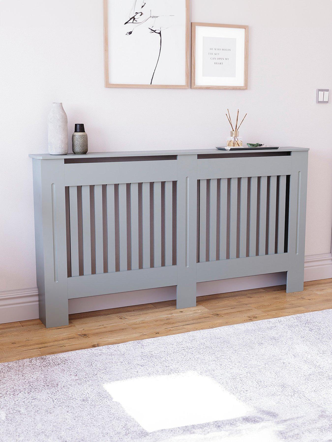 Vida Designs Chelsea Large Radiator Cover - Olive Grey