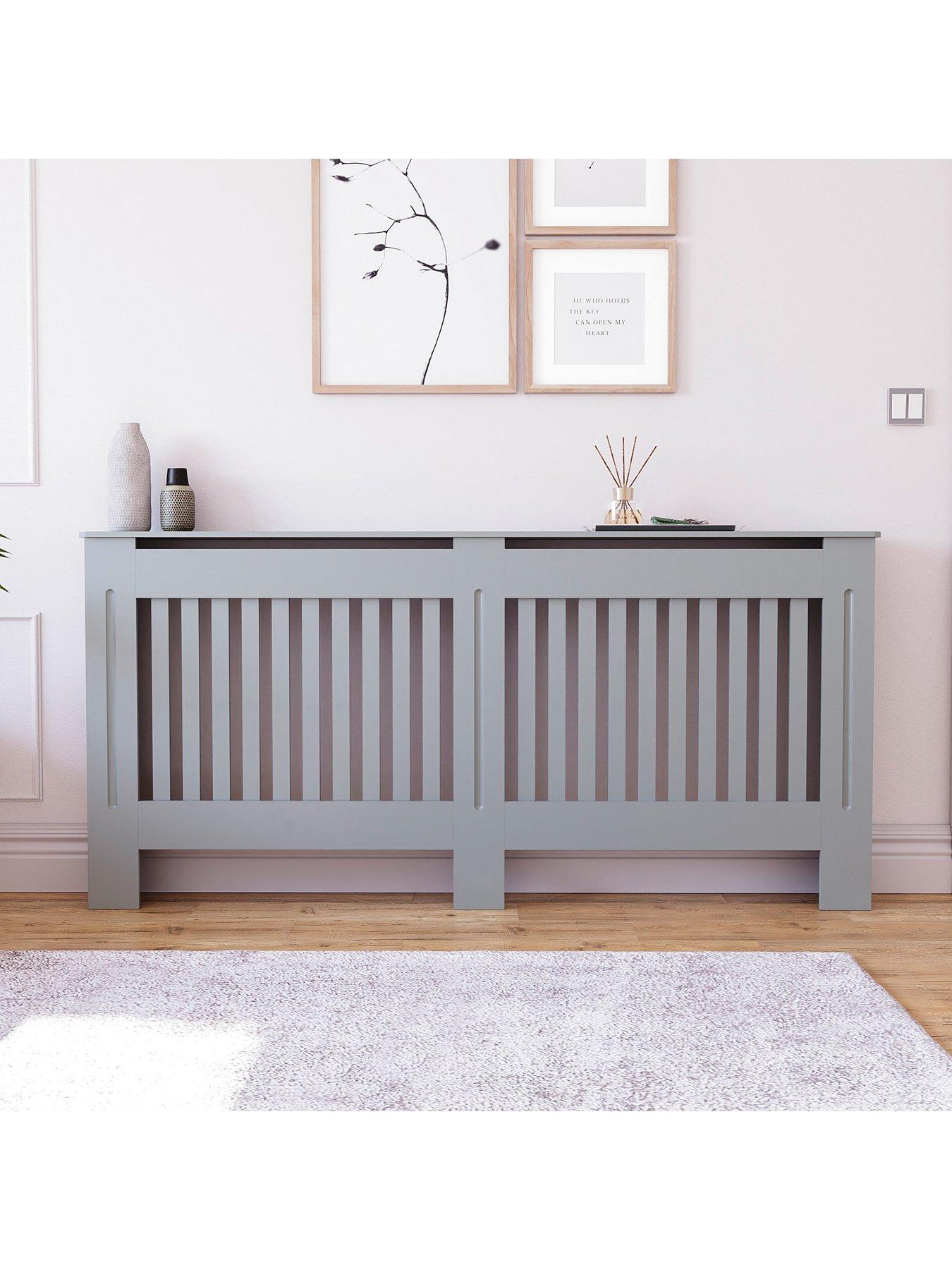 Image 5 of 6 of Vida Designs Chelsea Extra Large Radiator Cover - Olive Grey