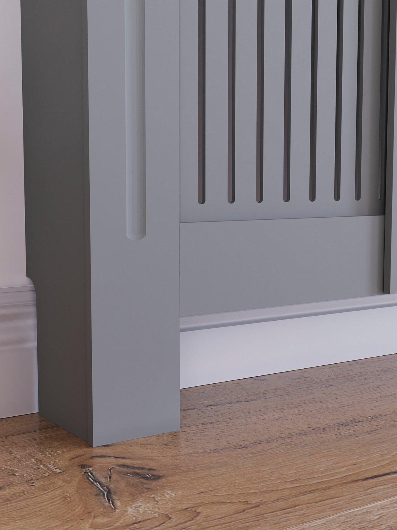 Image 5 of 7 of Vida Designs Chelsea Adjustable Radiator Cover - Olive Grey