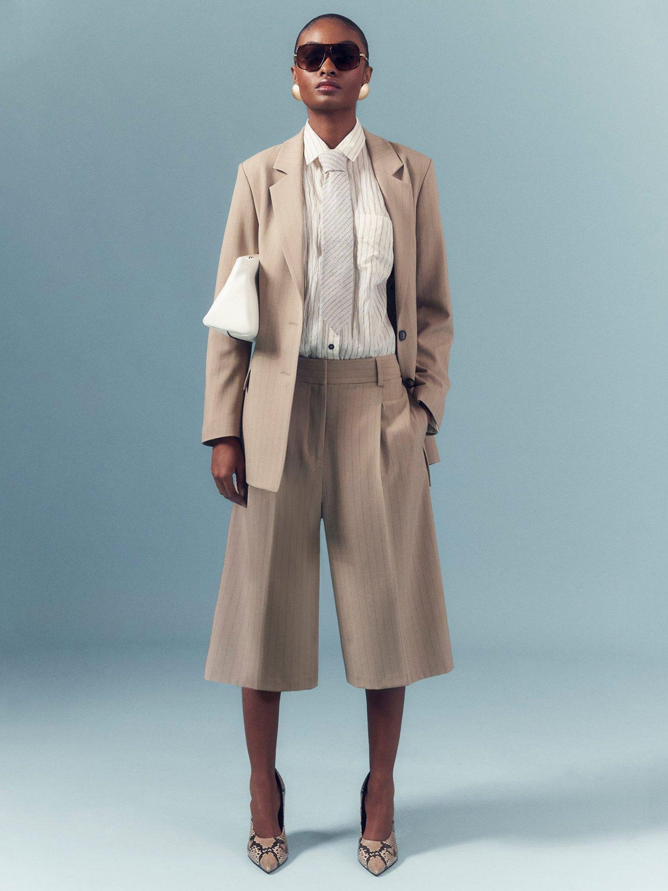  image of river-island-tailored-shorts-beige