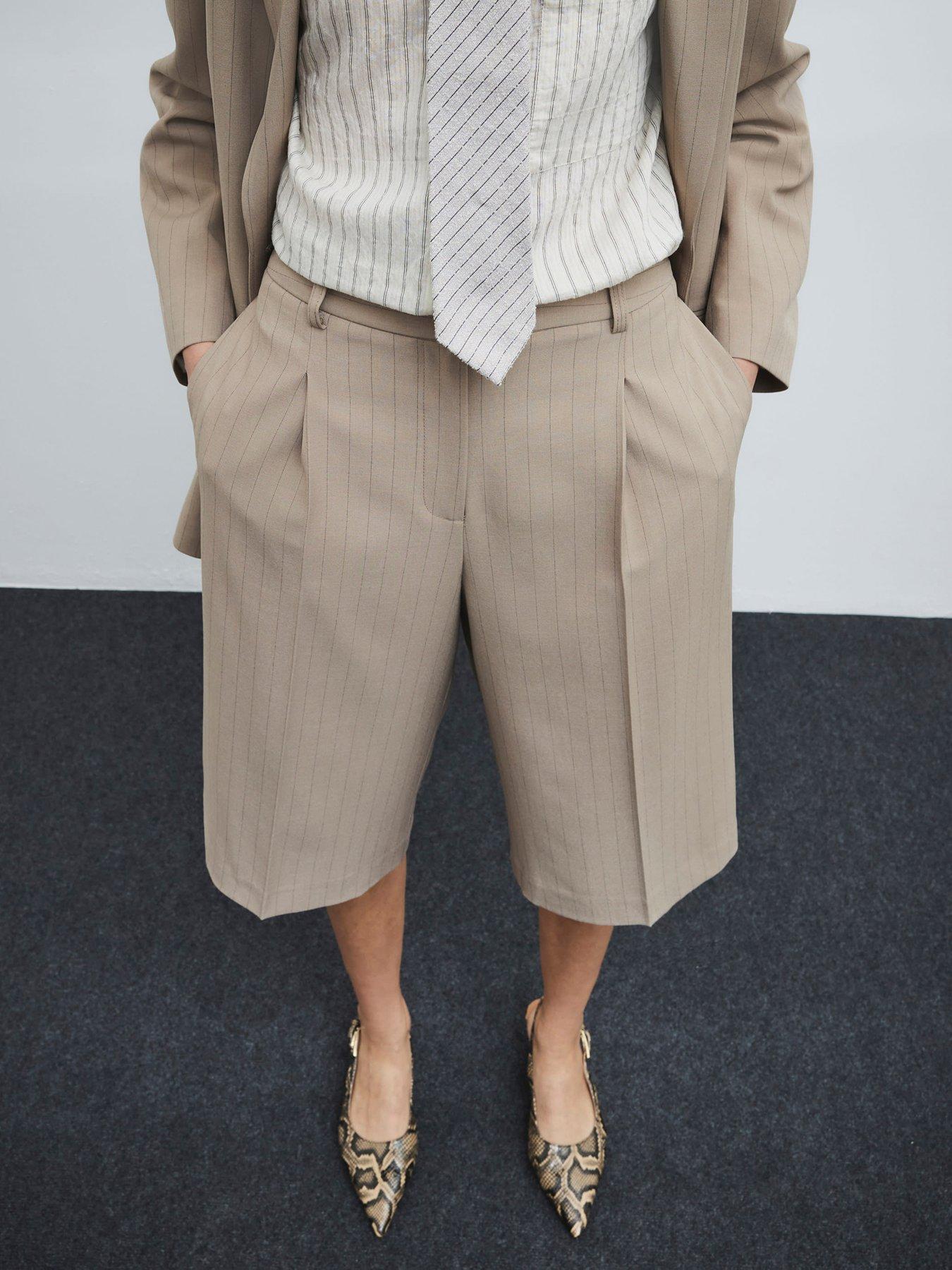  image of river-island-tailored-shorts-beige