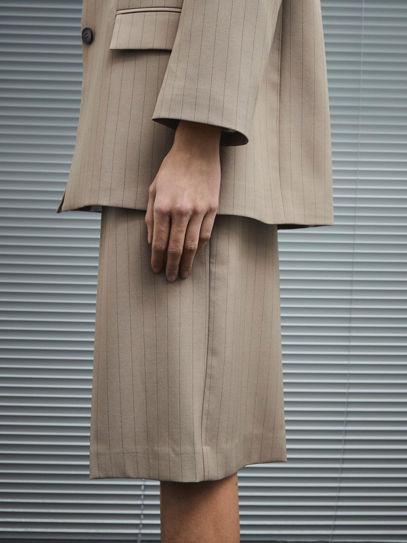  image of river-island-tailored-shorts-beige