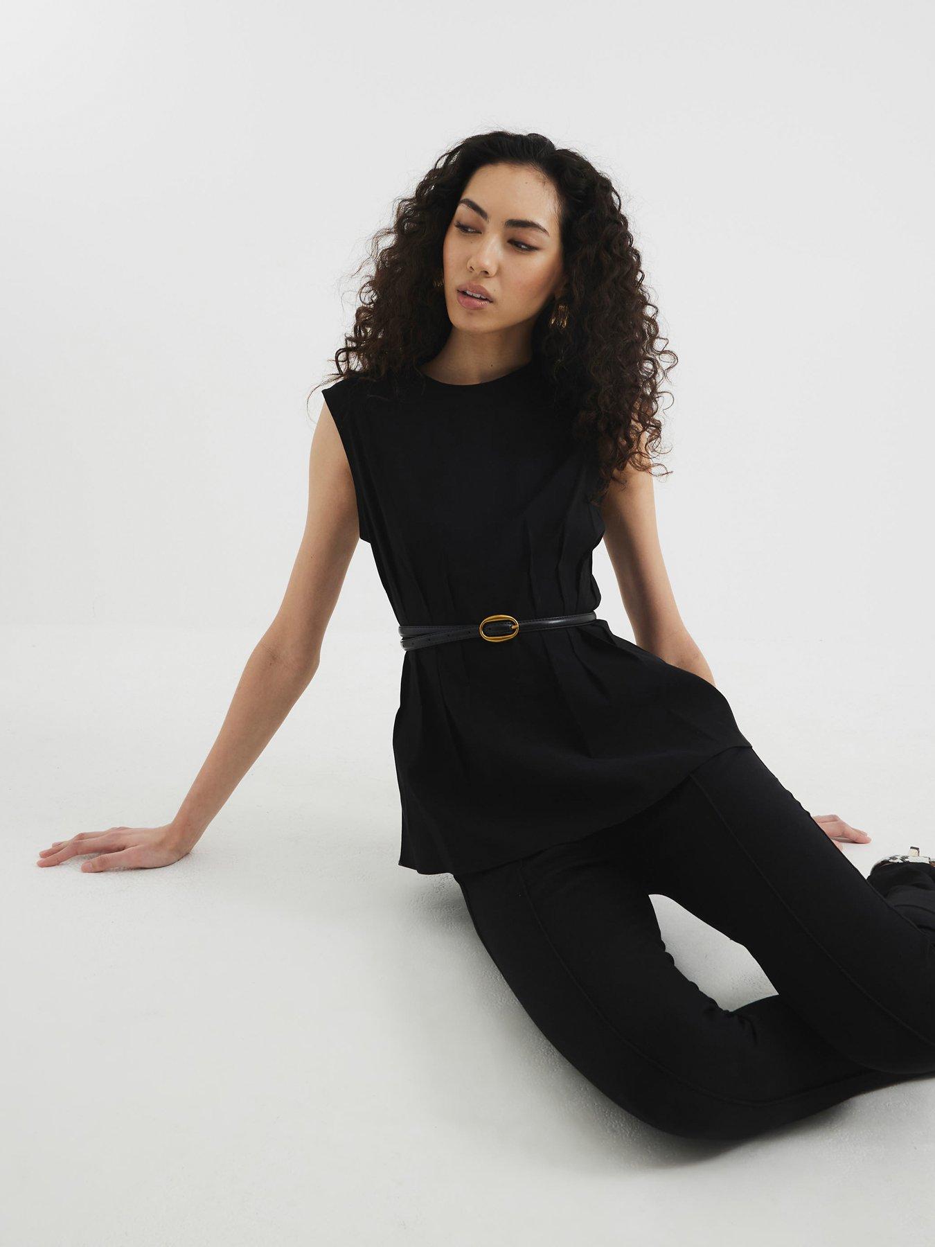 river-island-pintuck-bengaline-top-black