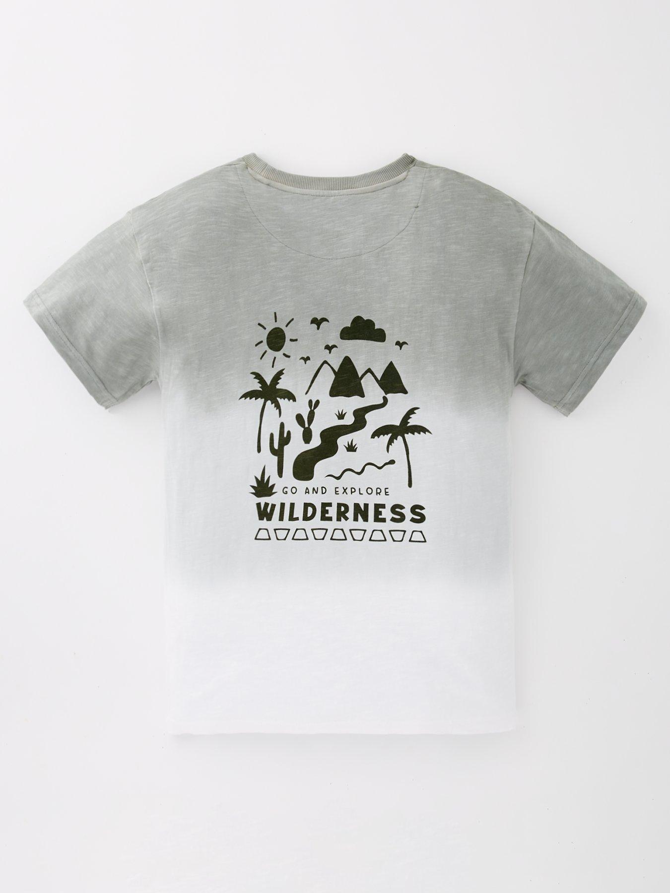 back image of v-by-very-boys-ombre-t-shirt-with-back-print-green