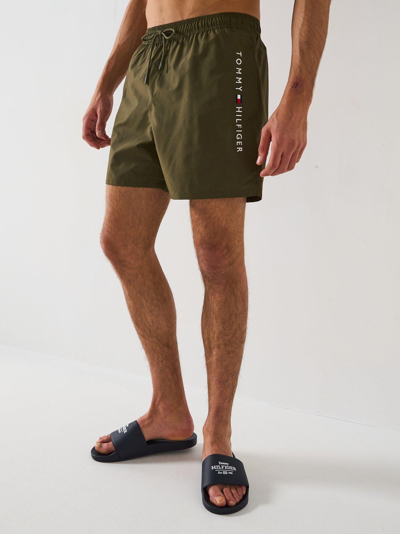 tommy-hilfiger-side-linear-logo-swim-shorts-khaki