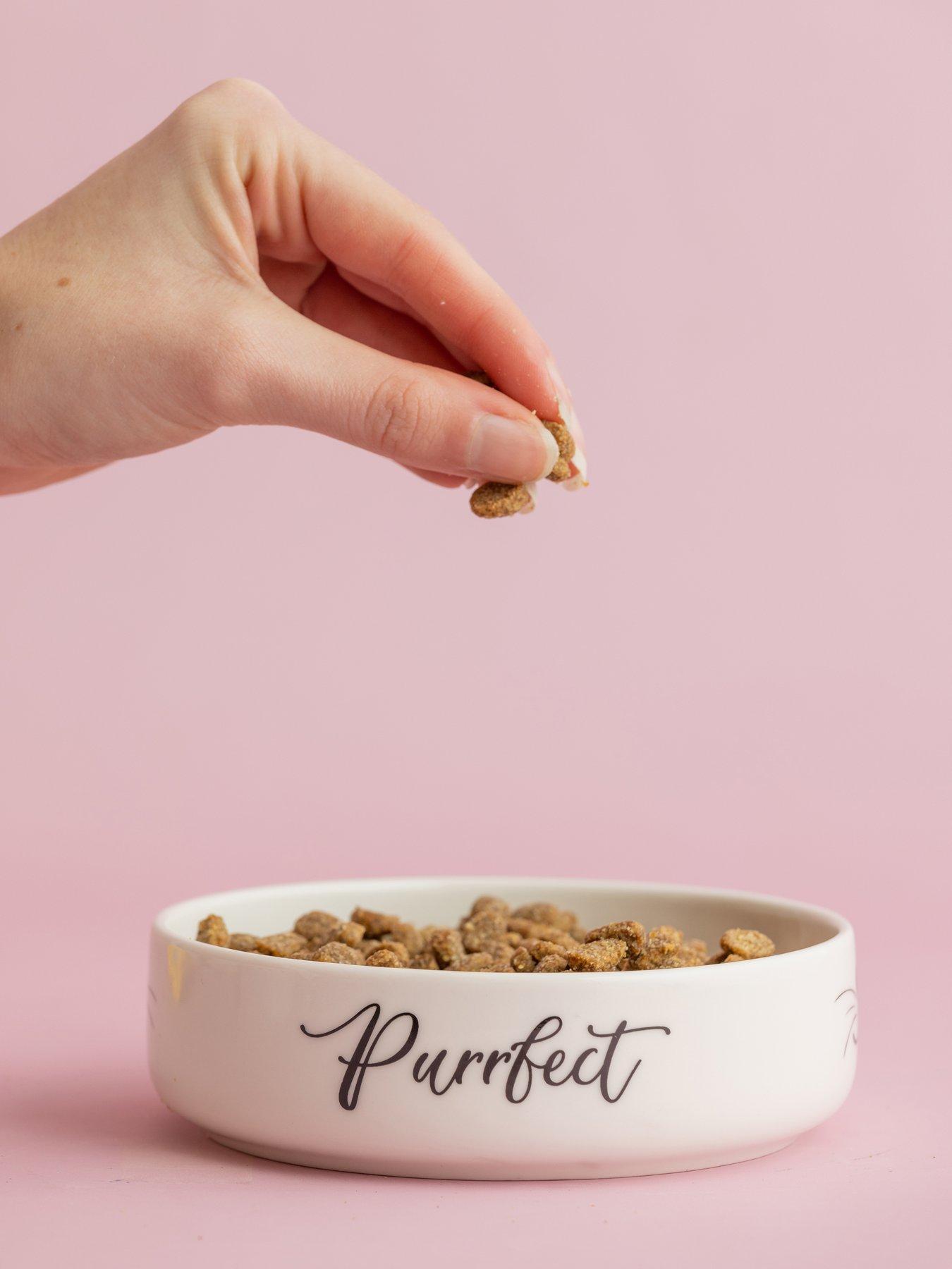 undefined Purrfect Set Of 2 Cat Bowls 13X4Cm