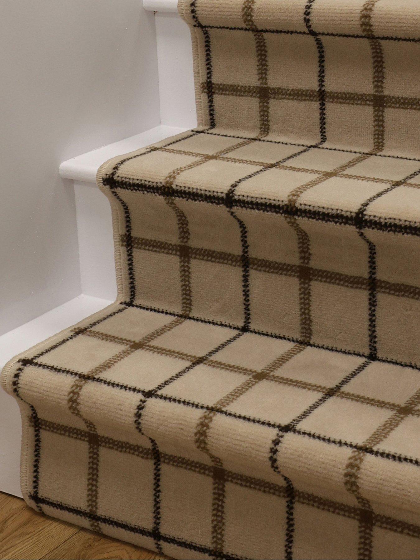 homemaker-taupe-check-stair-runnernbsp