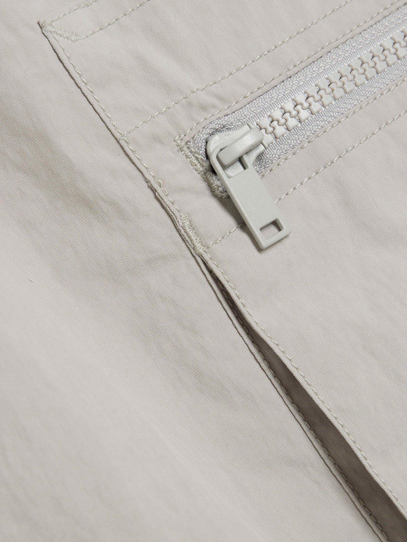 Image 5 of 5 of River Island Hilson Cargo Shorts - Grey