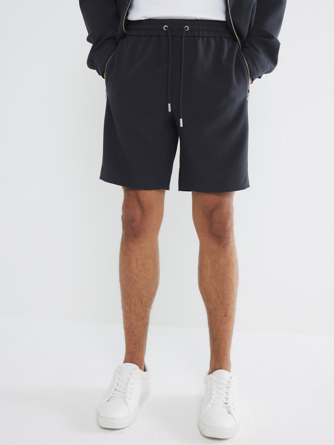 River Island Full Elasticated Shorts - Grey - Dark