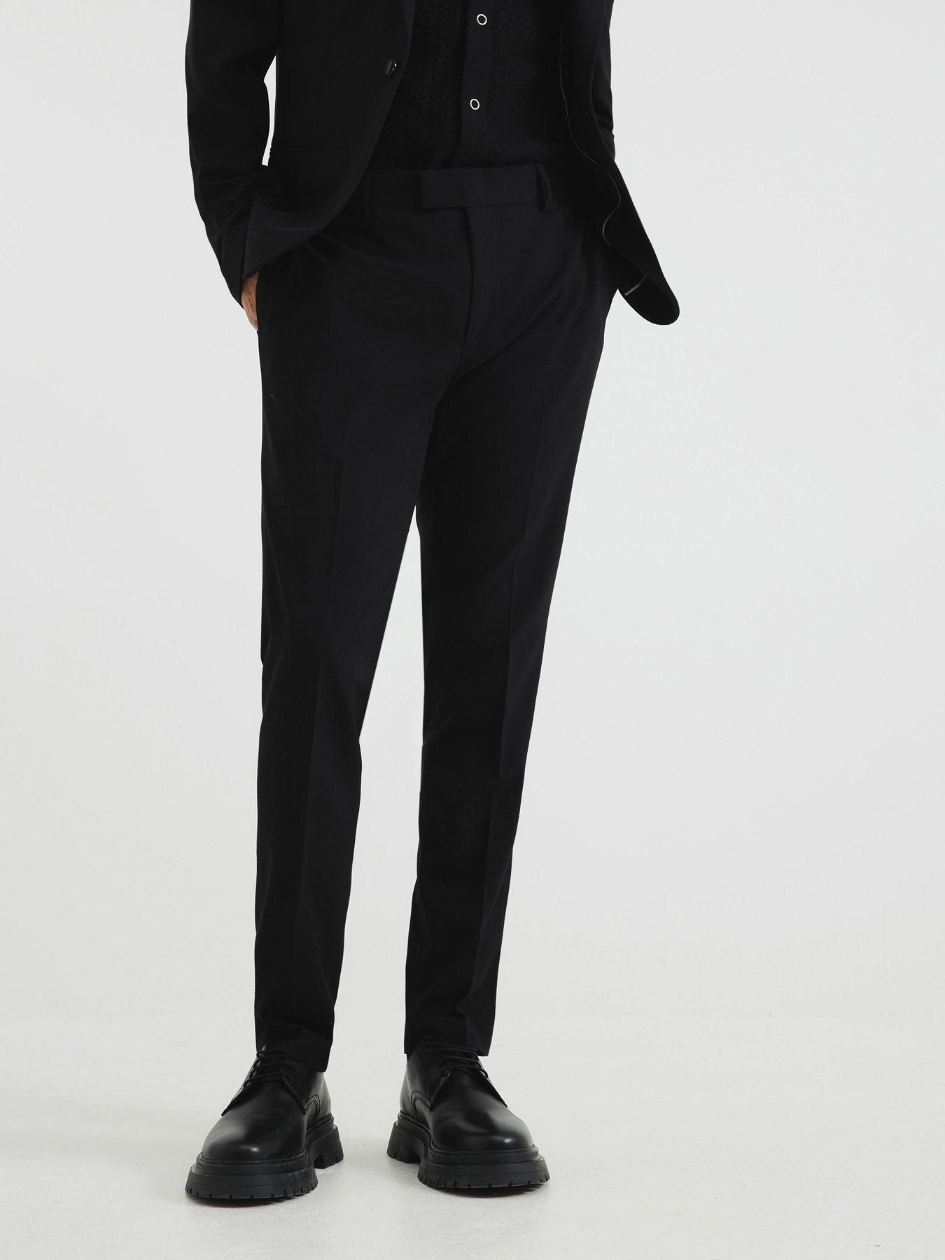  image of river-island-skinny-fit-suit-trousers