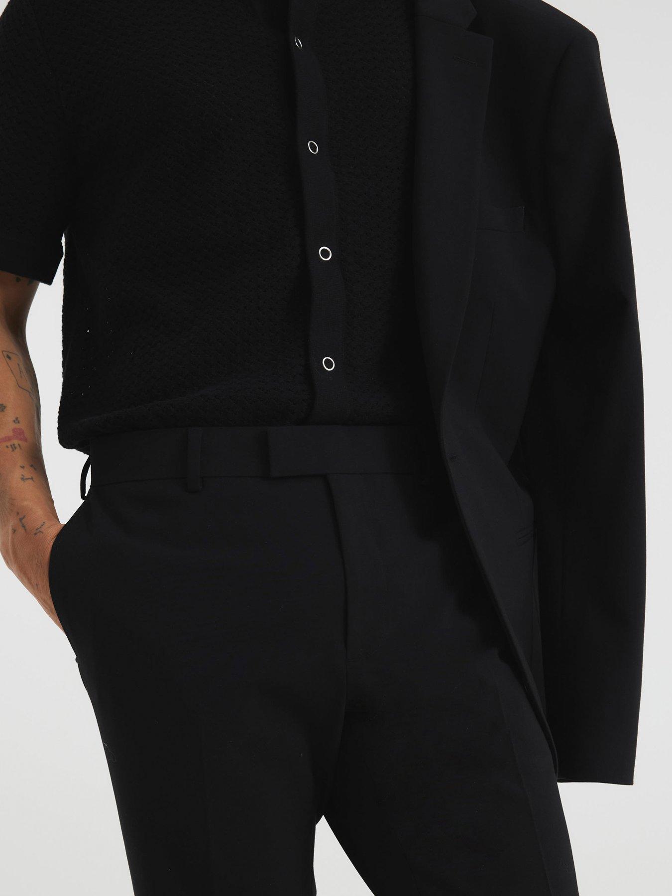  image of river-island-skinny-fit-suit-trousers
