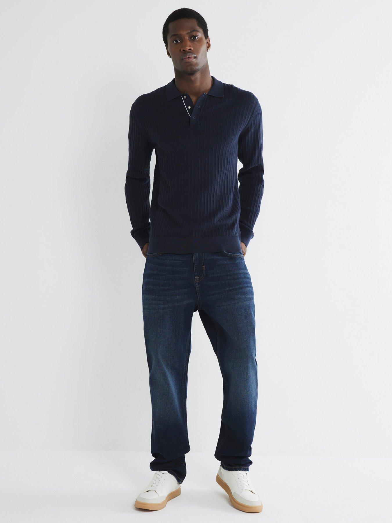 river-island-long-sleeve-spring-snap-polo-shirt-navy