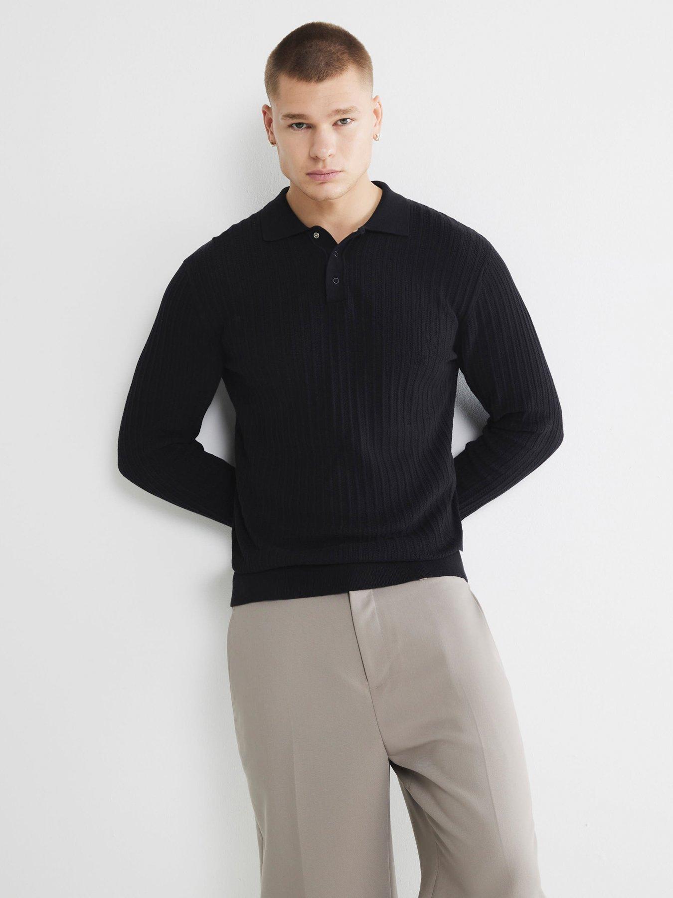 river-island-long-sleeve-spring-snap-polo-shirt-black