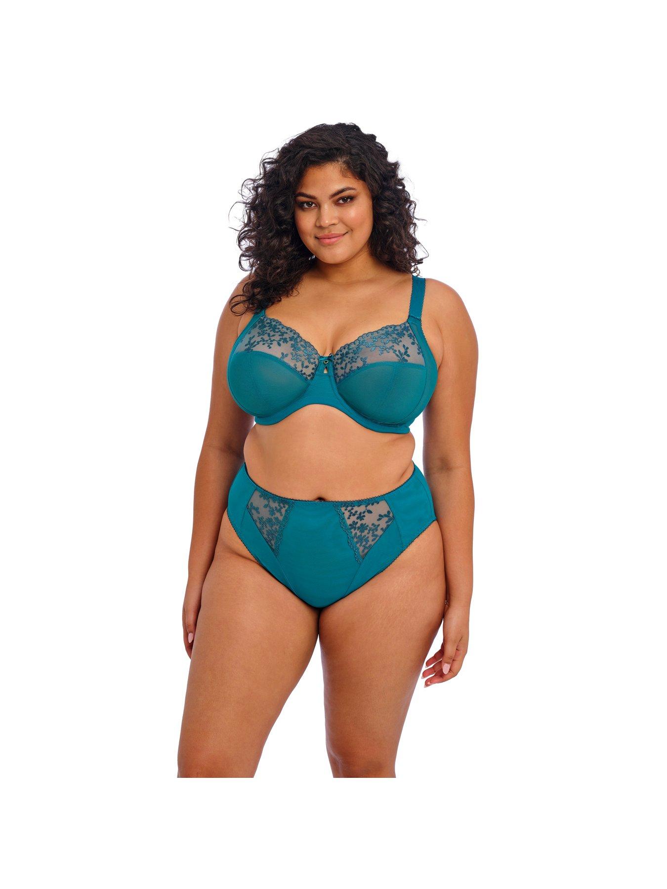  image of elomi-zarla-high-leg-brief--nbspgreen