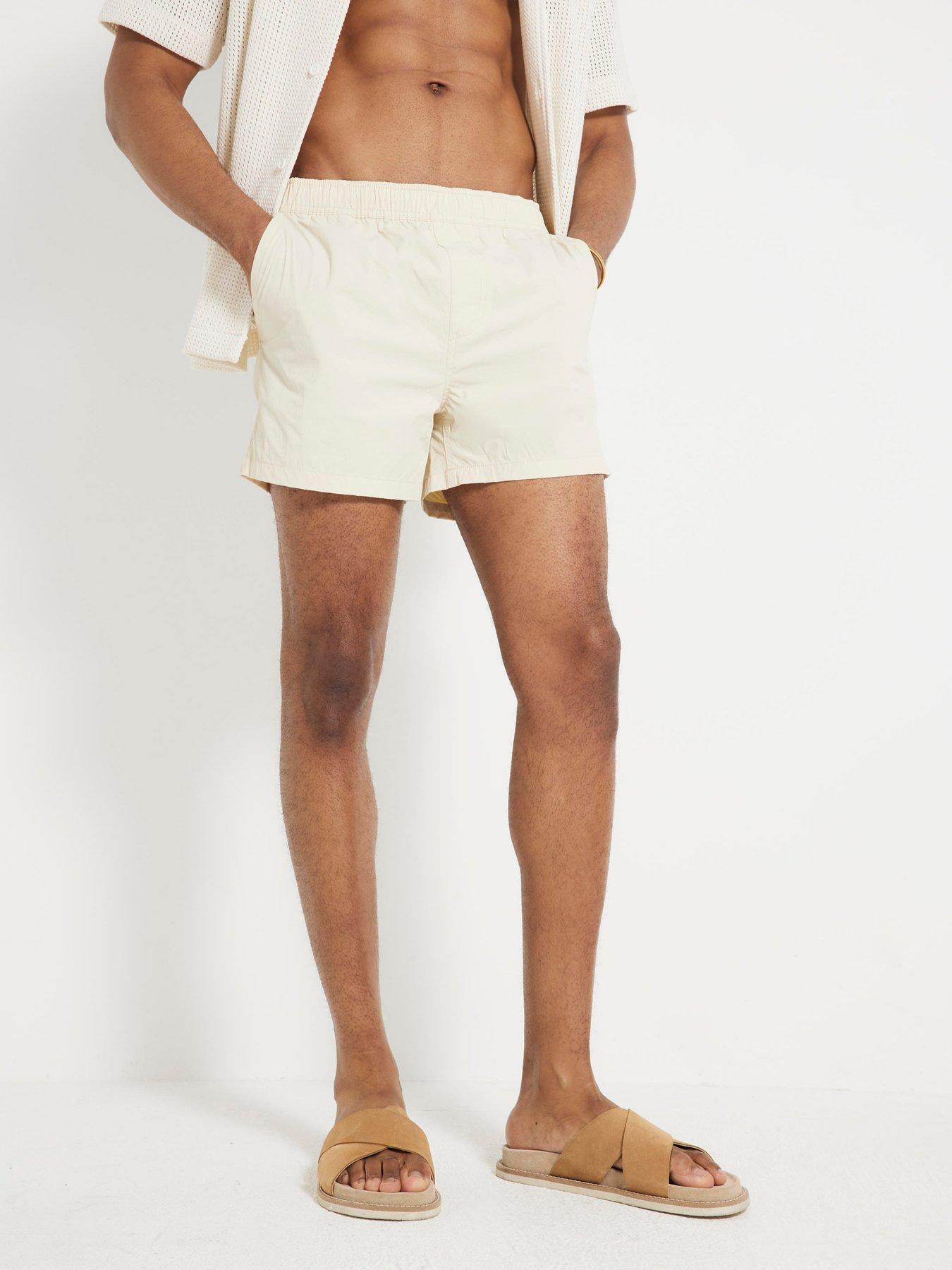 undefined Core Swim Shorts - Ecru