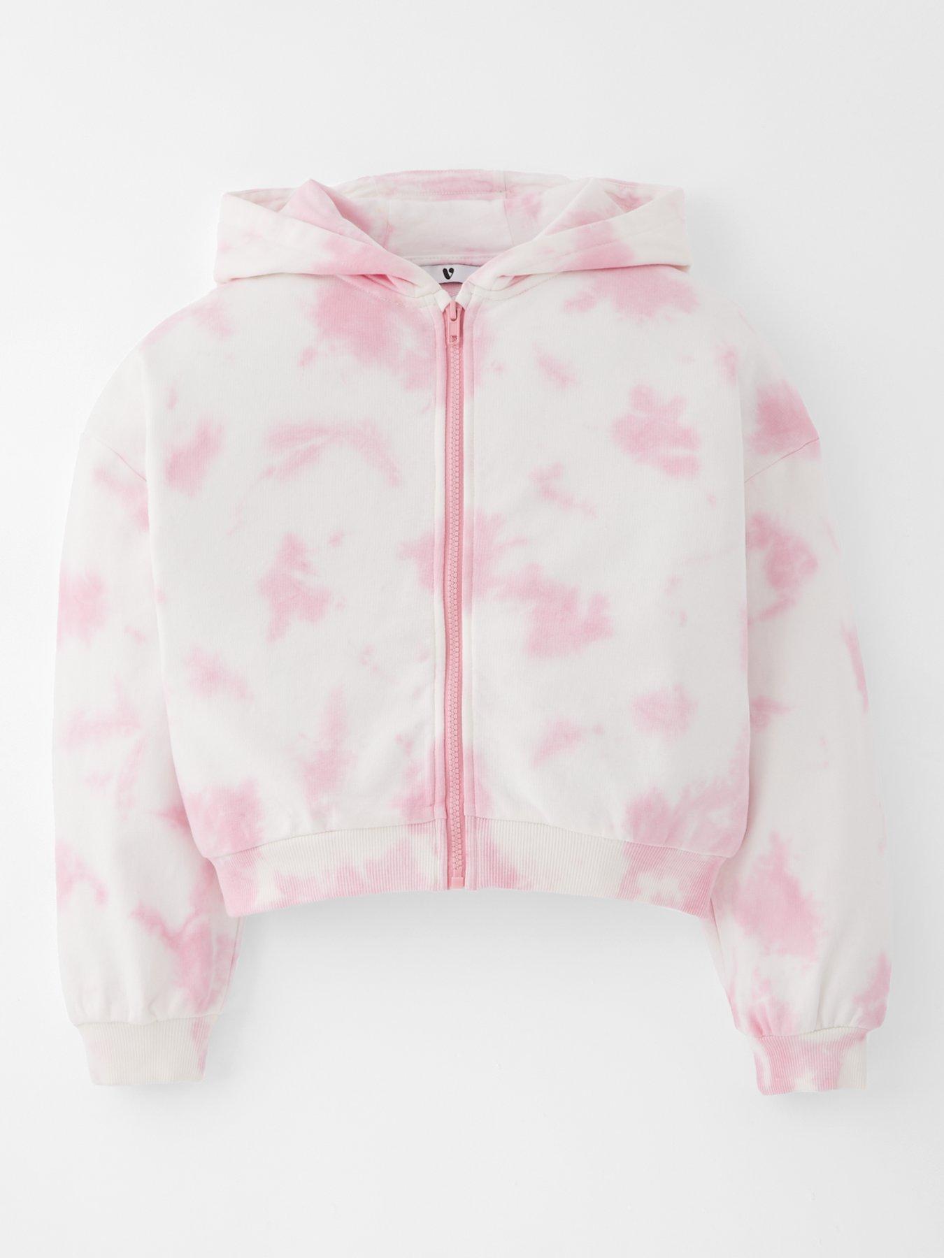 v-by-very-tie-dye-zip-up-hoody-pink