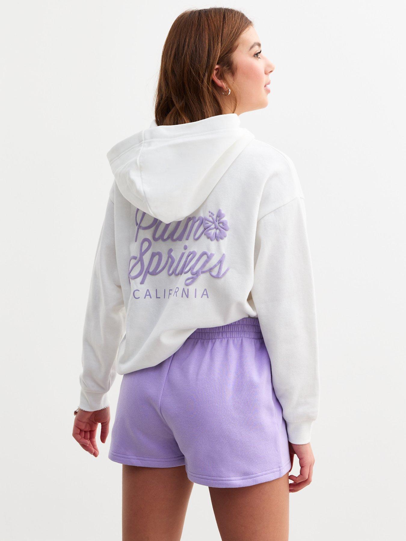  image of new-look-915-girls-jogger-shorts-lilac