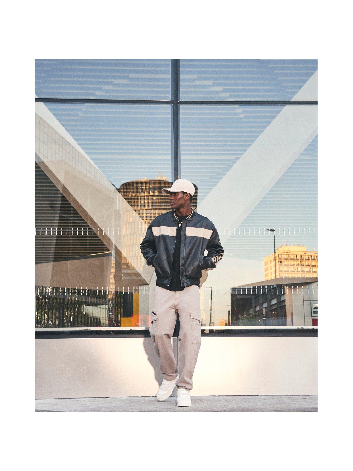  image of river-island-timberlake-cargo-pants-grey
