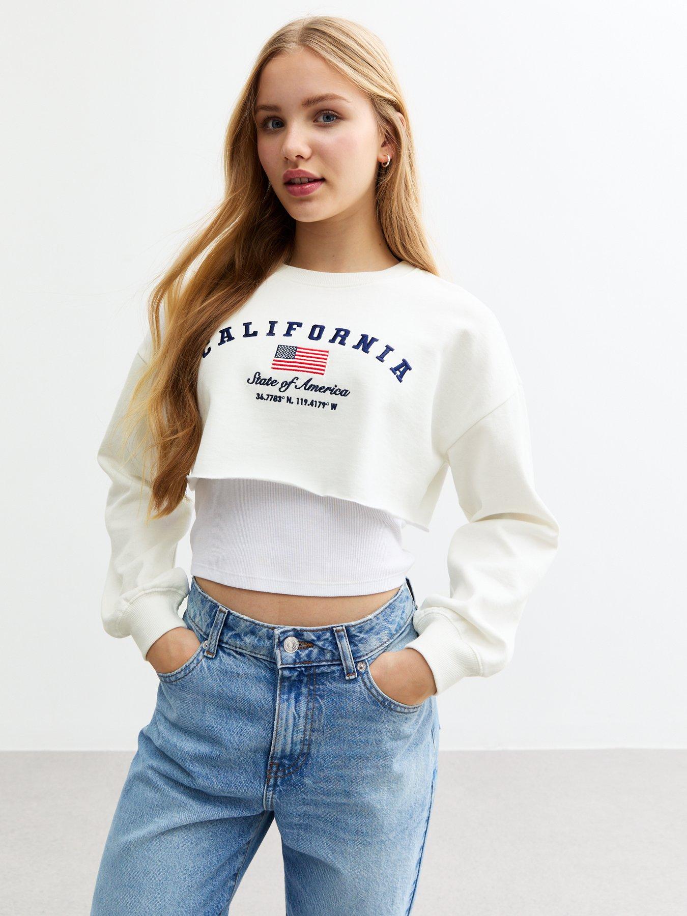 new-look-915-girls-california-cropped-sweatshirt-cream