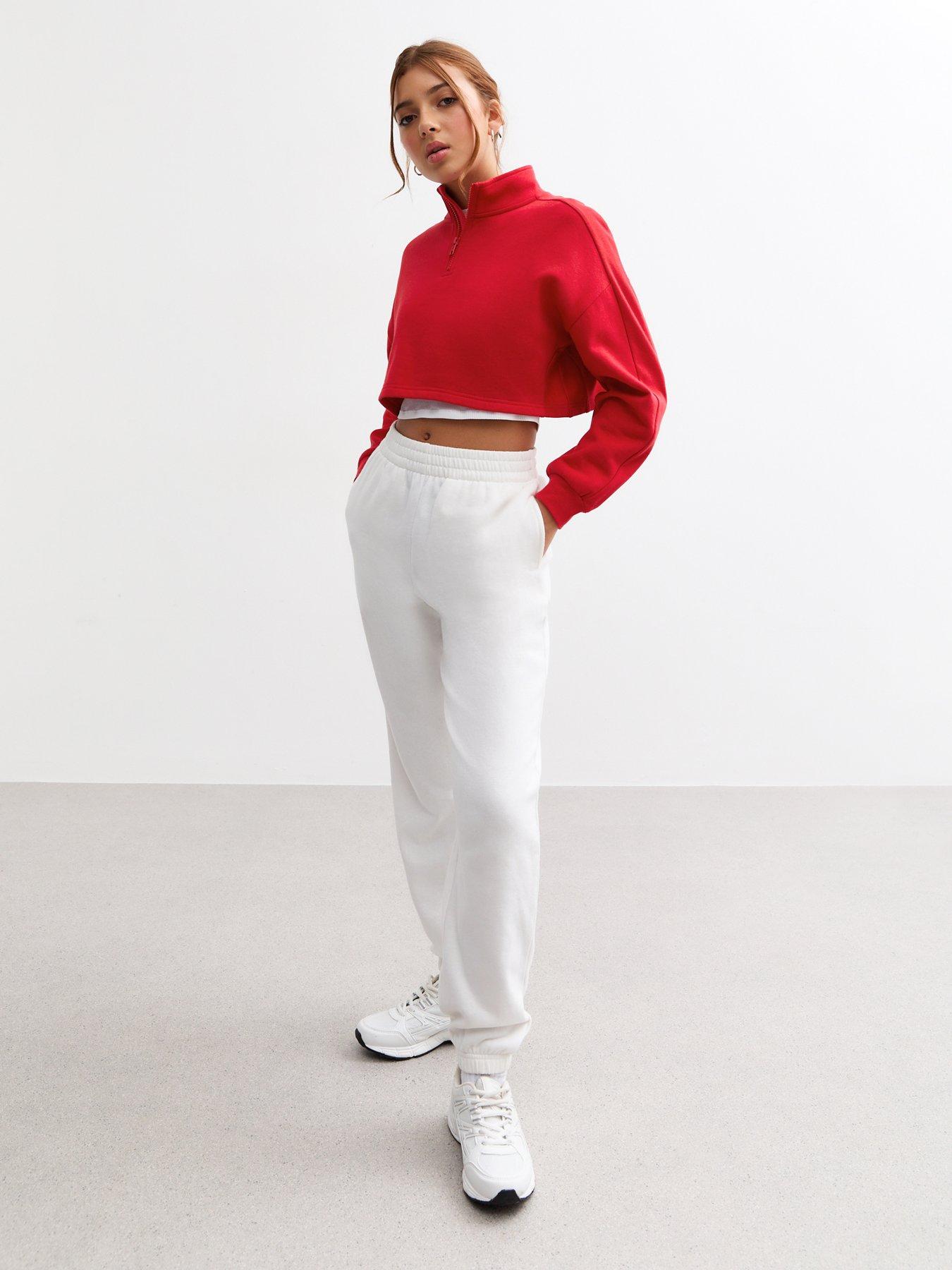new-look-915-girls-cuffed-jersey-joggers-off-white