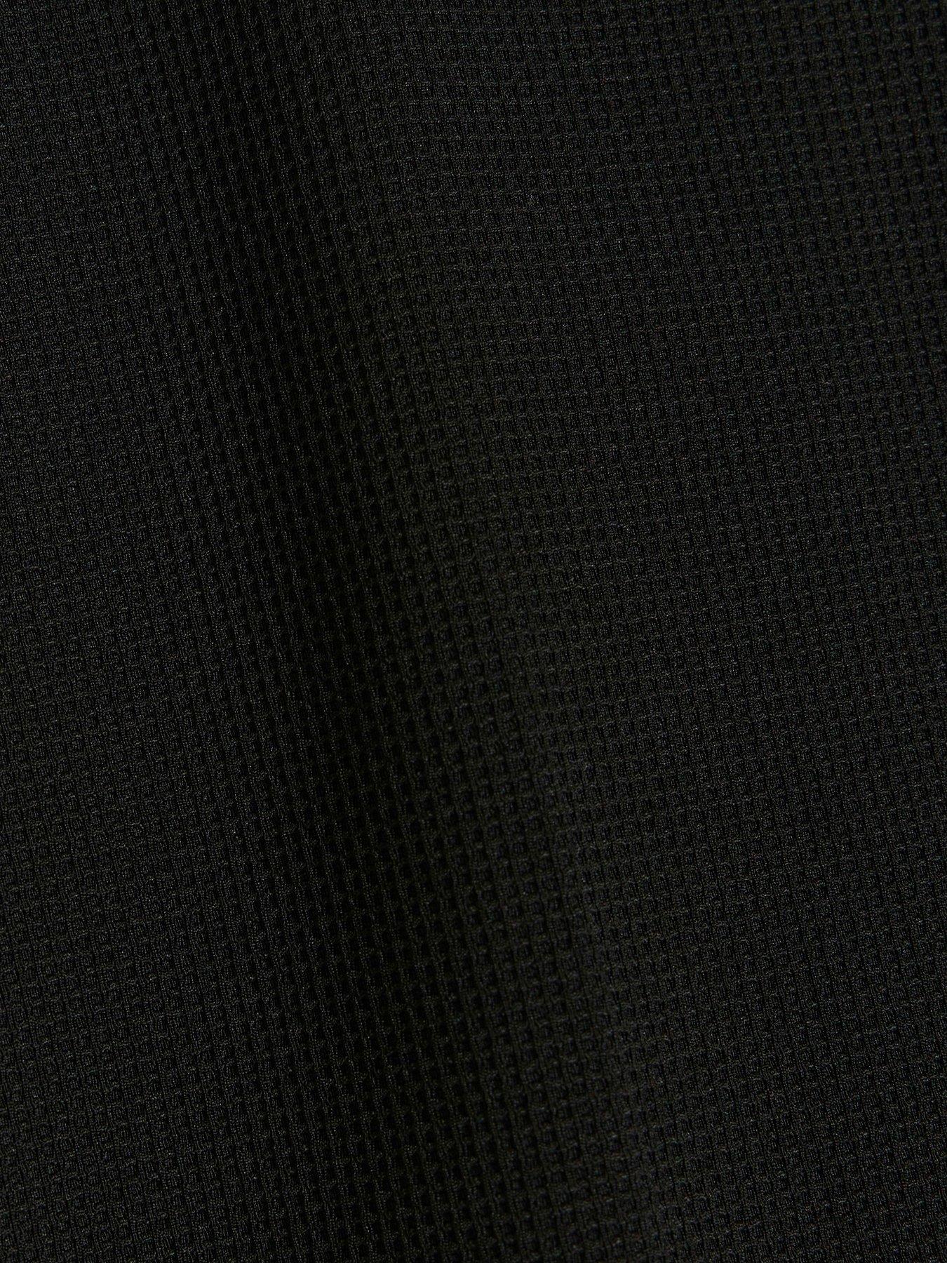  image of river-island-smart-waffle-shorts-black