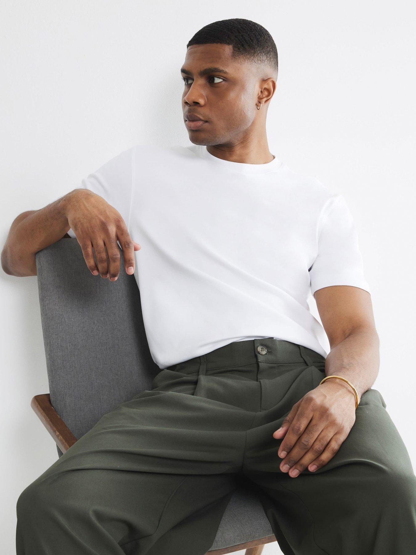 undefined Essentials Slim Fit T-Shirt - White