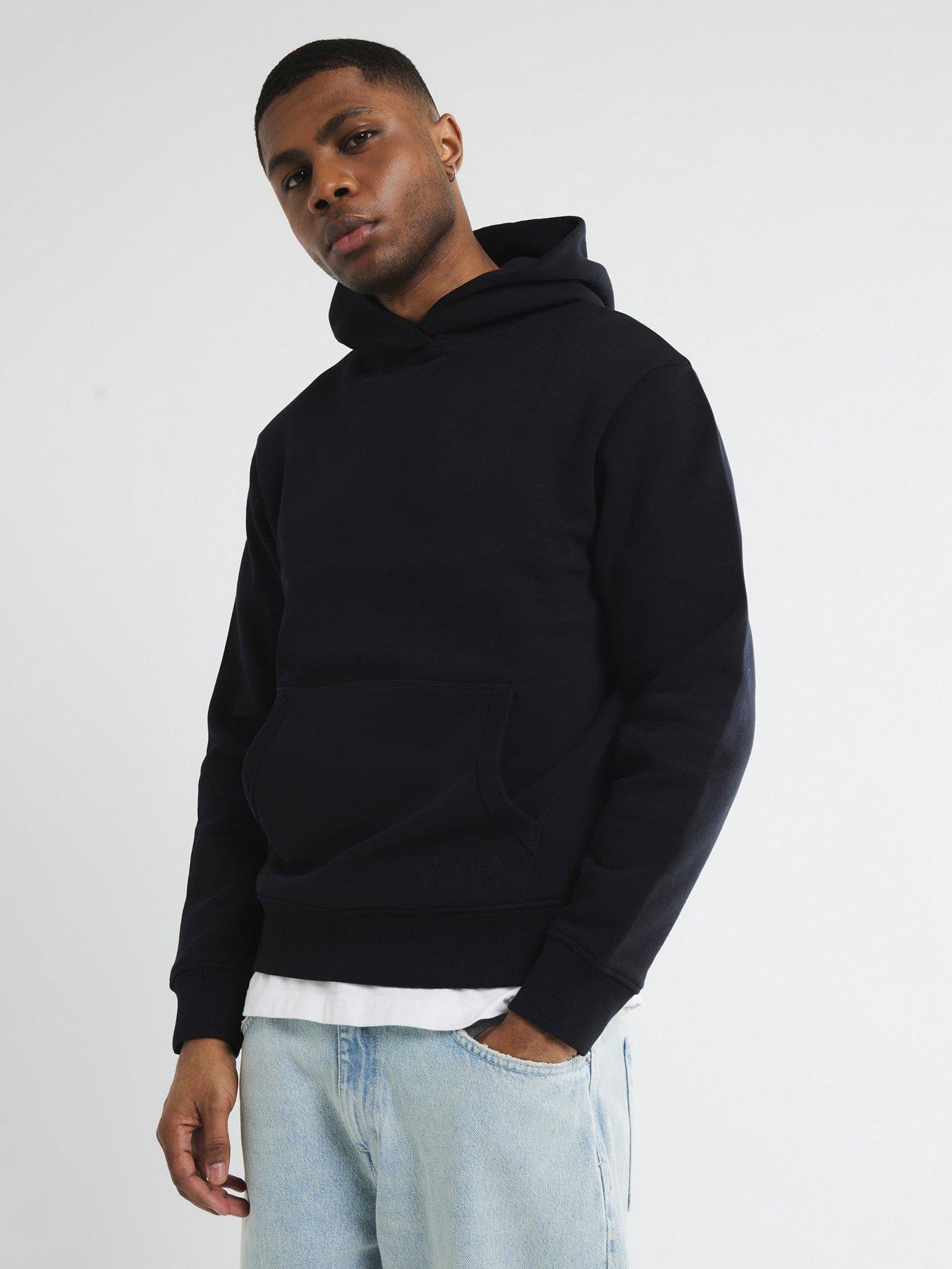 undefined Essentials Regular Fit Hoodie - Black
