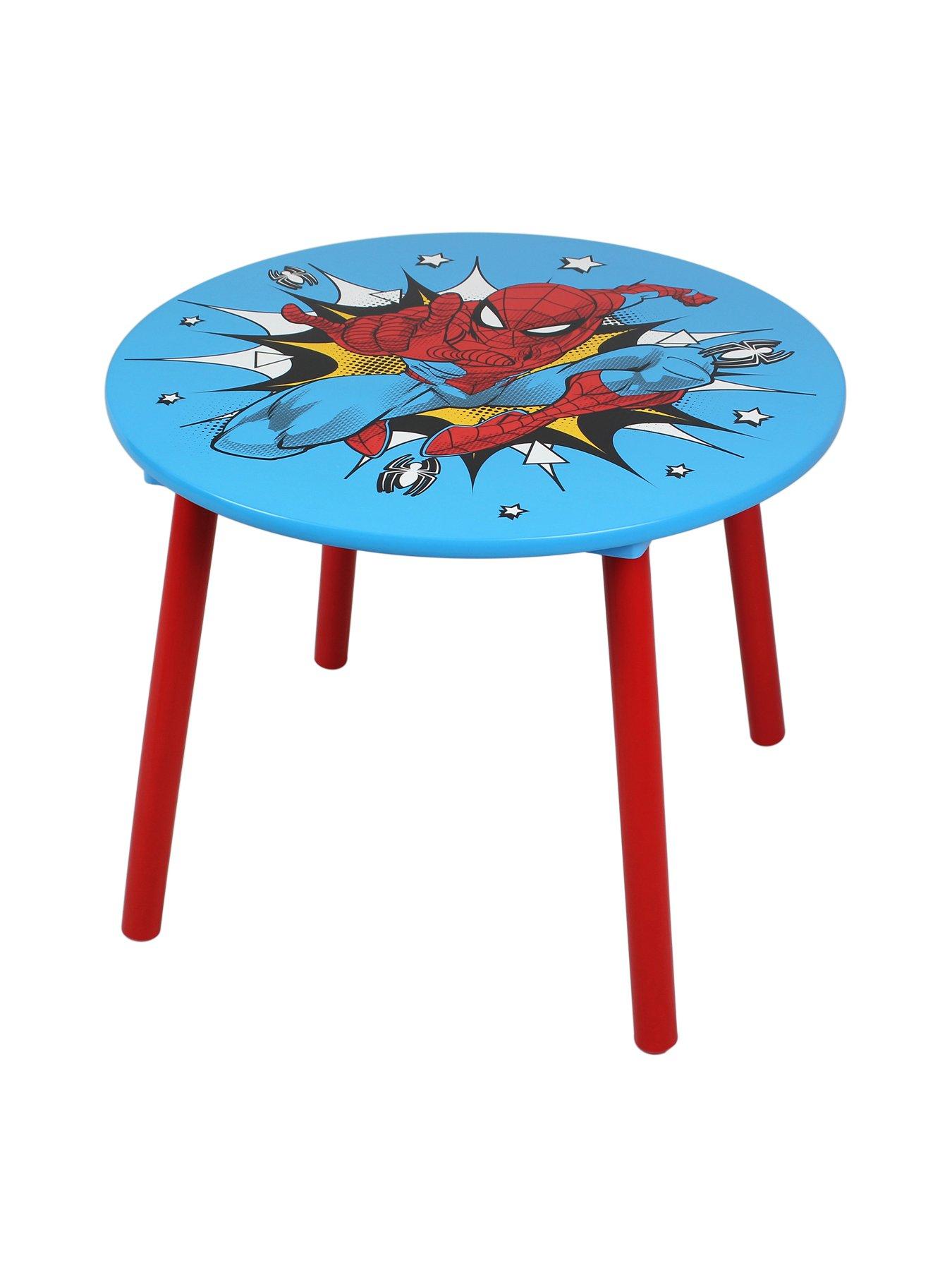 Image 4 of 7 of Spiderman Table &amp; 2 Stool Set