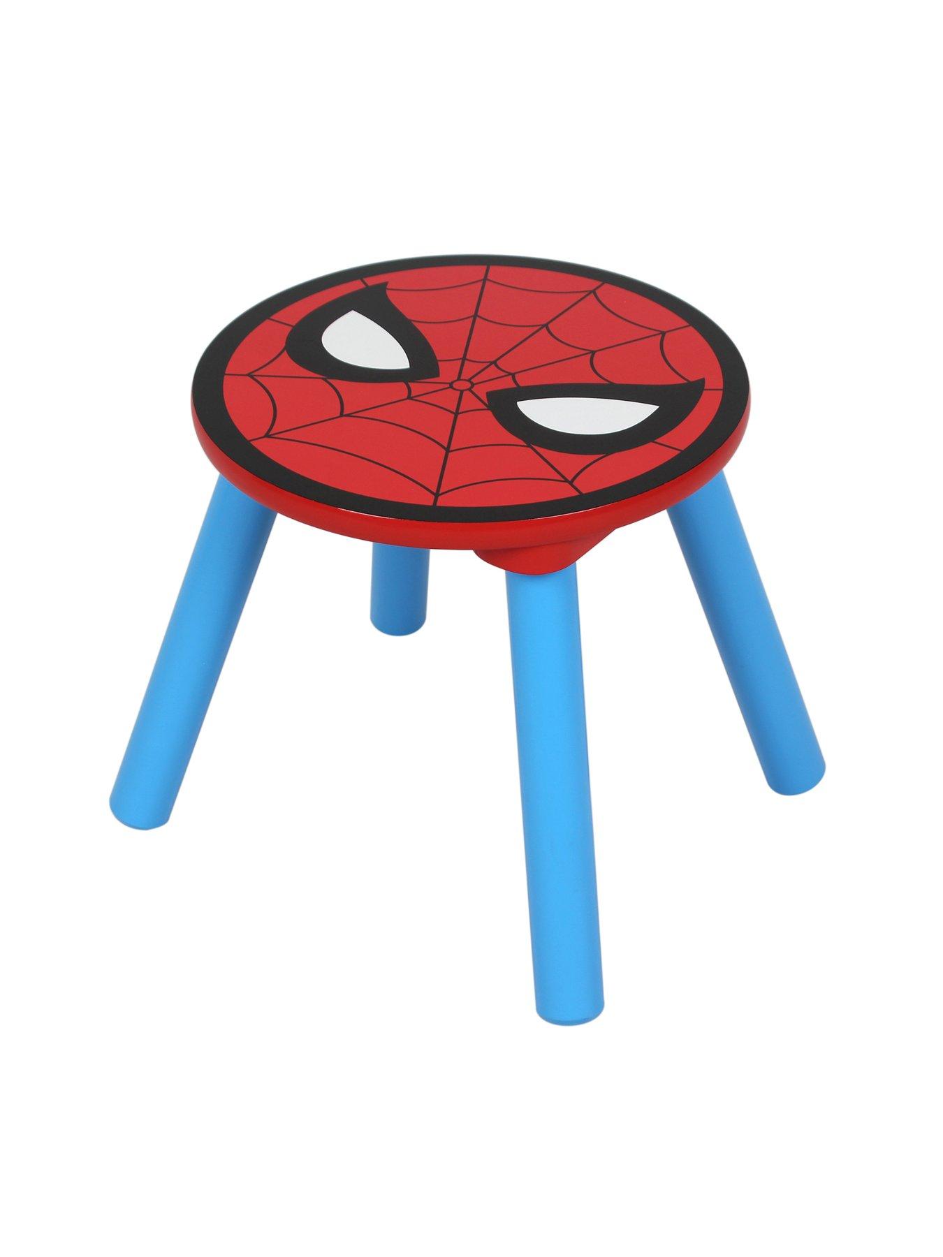 Image 5 of 7 of Spiderman Table &amp; 2 Stool Set