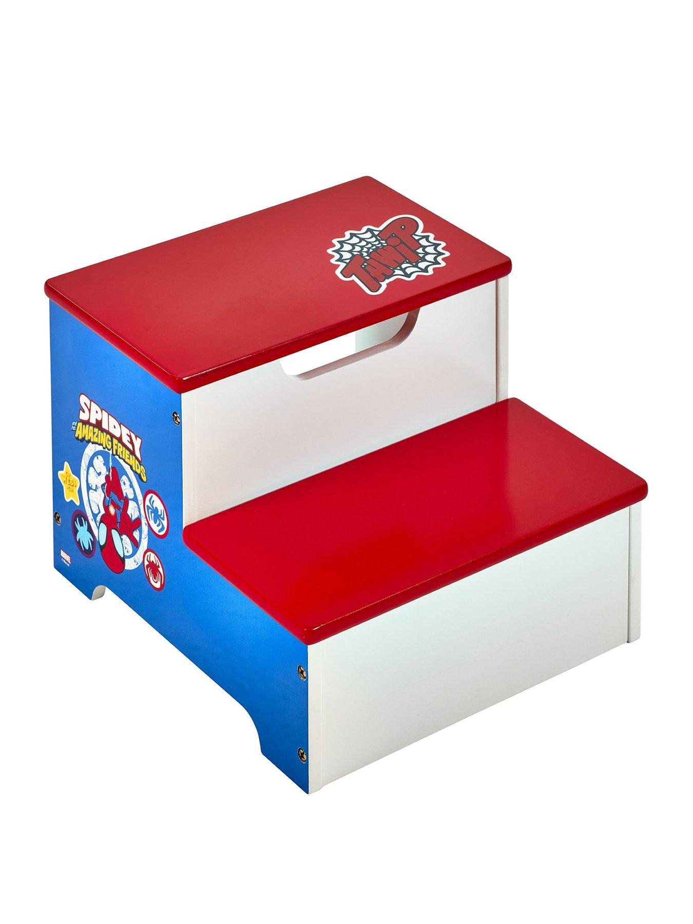  image of spiderman-marvel-spidey-friends-step-stool