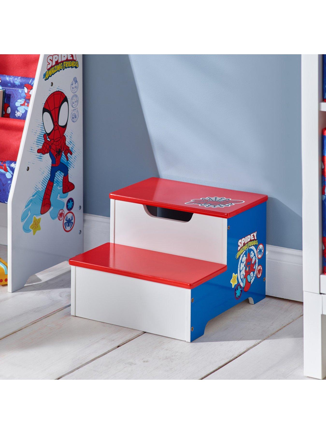  image of spiderman-marvel-spidey-friends-step-stool