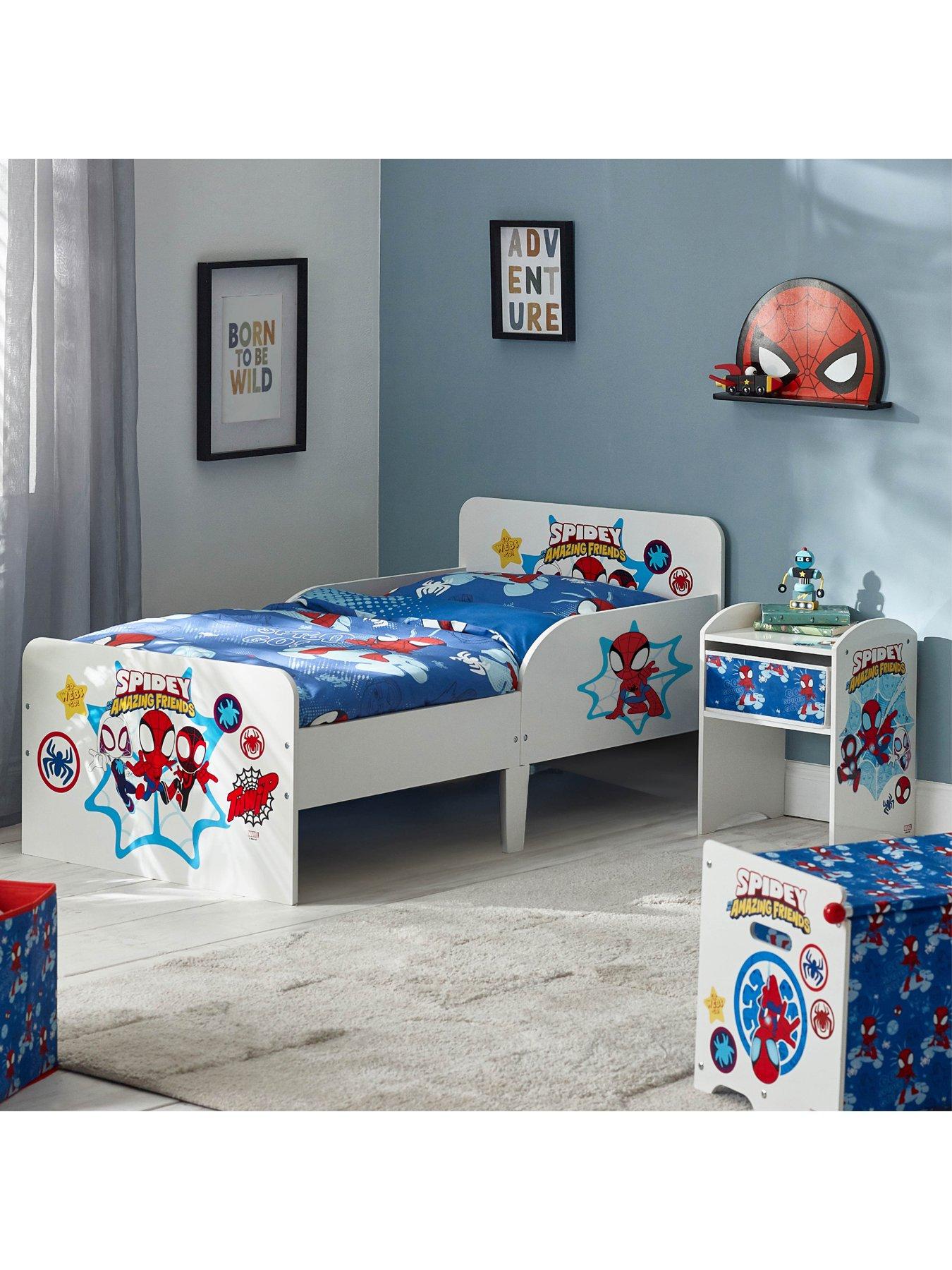  image of spiderman-marvel-spidey-amp-friends-toddler-bed