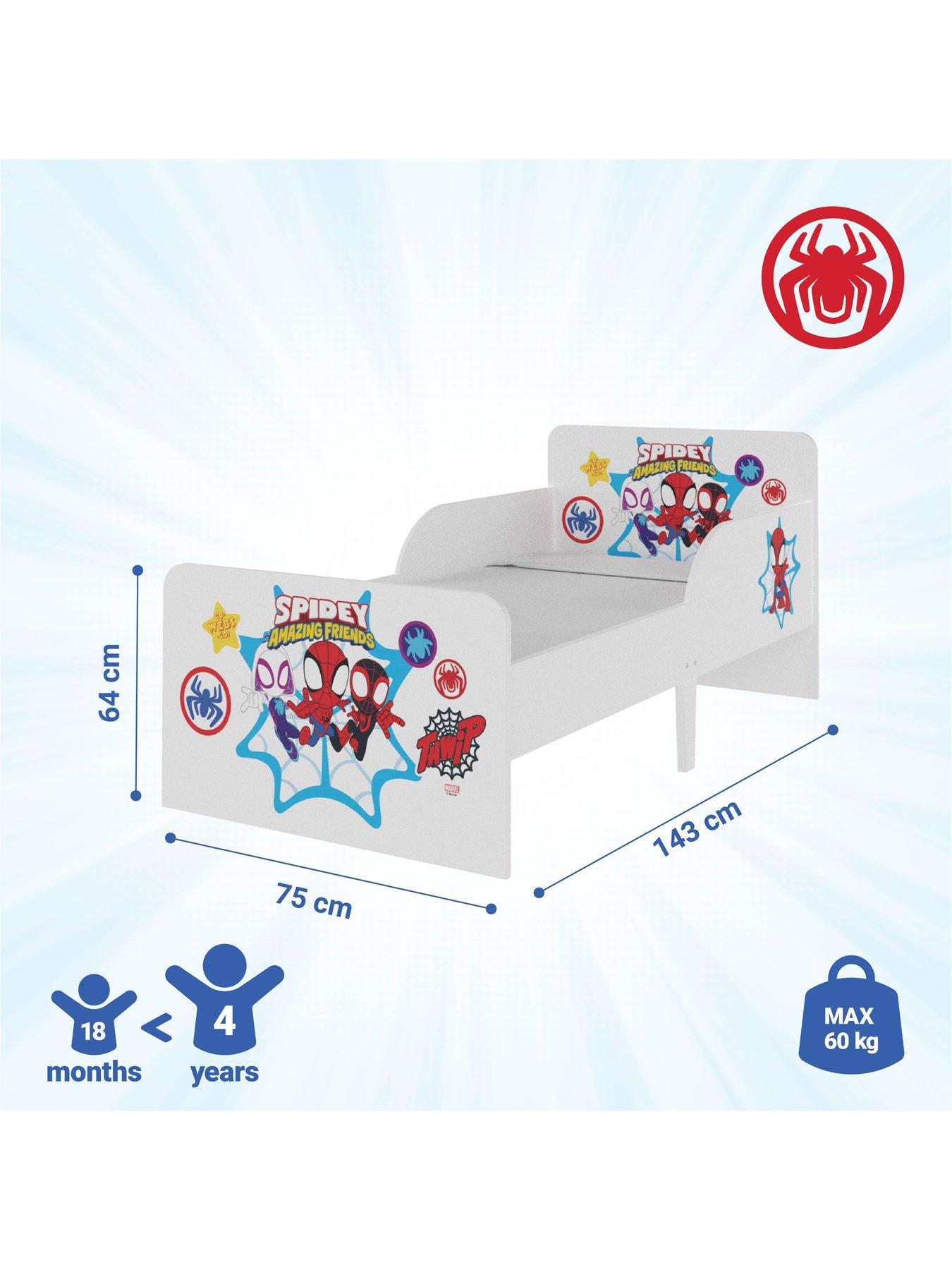  image of spiderman-marvel-spidey-amp-friends-toddler-bed