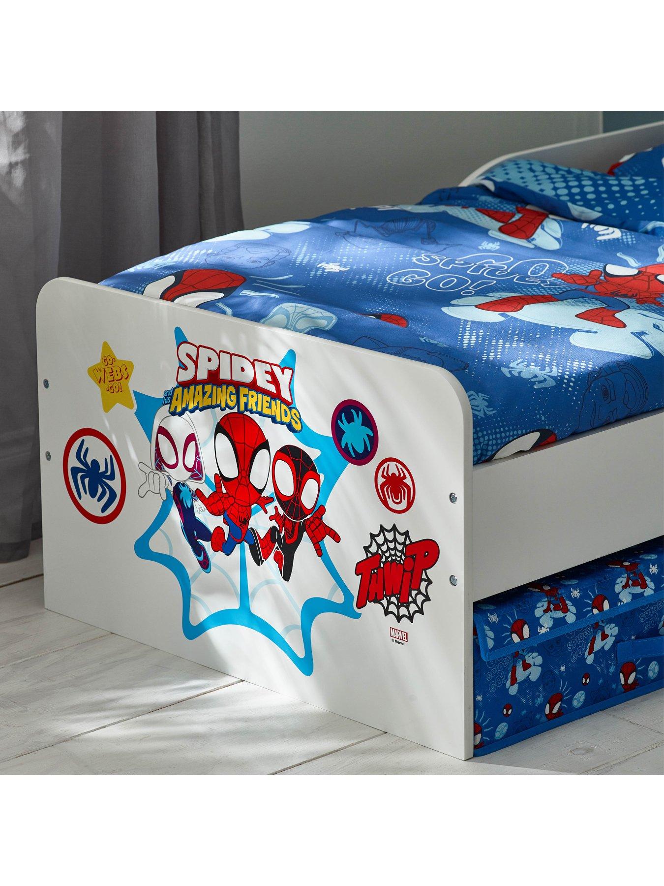  image of spiderman-marvel-spidey-amp-friends-toddler-bed