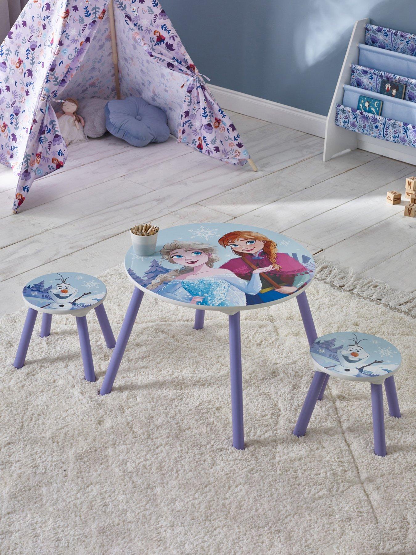 Disney Frozen Table  &  2 Stools Set