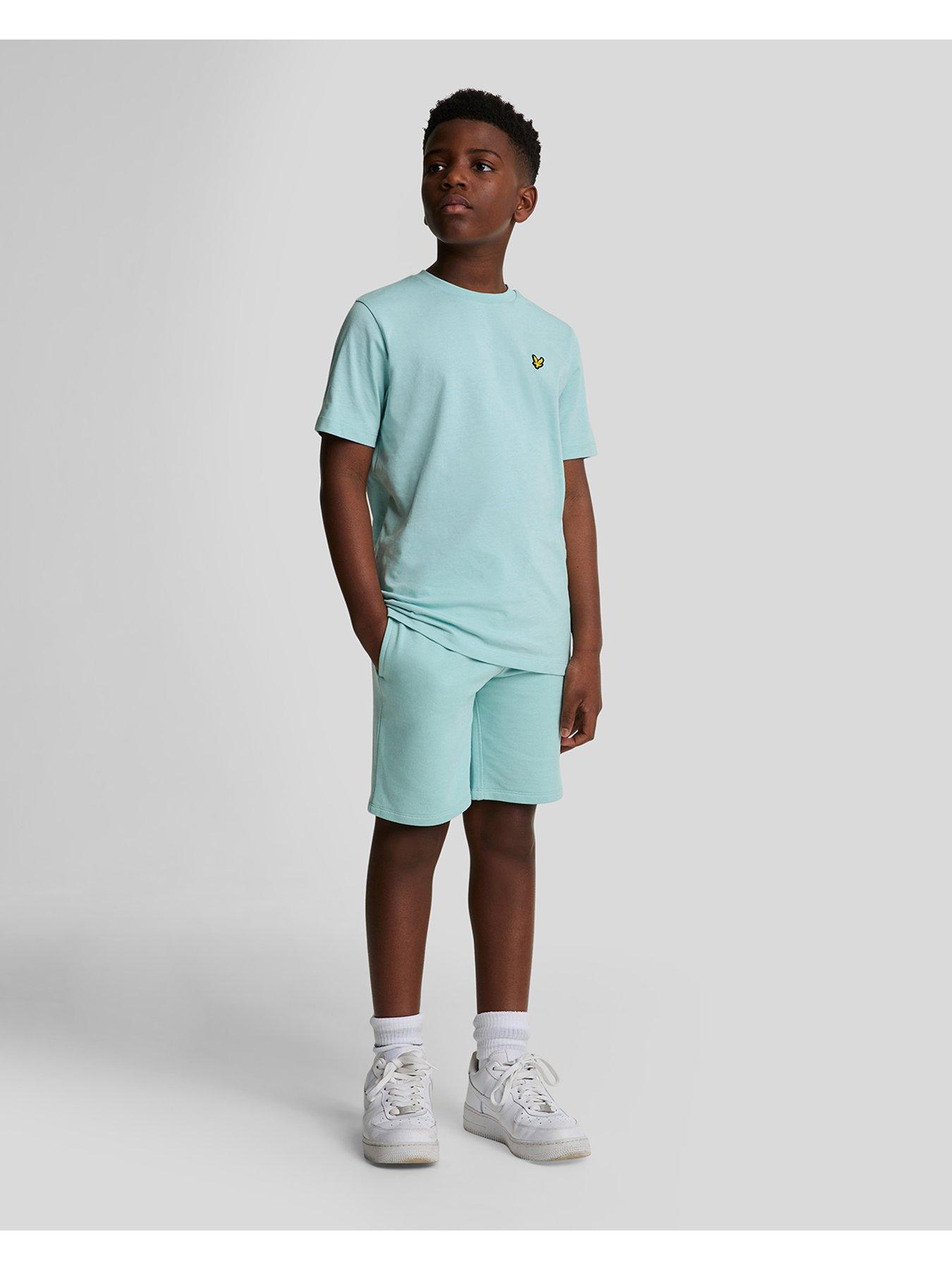  image of lyle-scott-boys-short-sleeve-t-shirt-light-blue