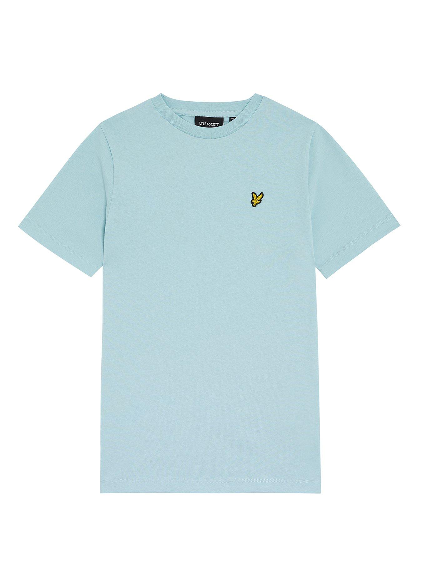  image of lyle-scott-boys-short-sleeve-t-shirt-light-blue