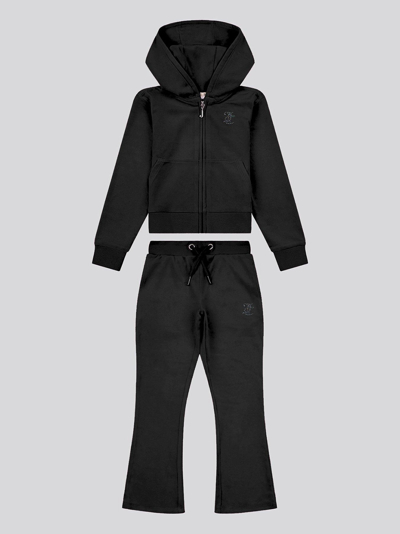 juicy-couture-younger-girls-diamante-zip-thru-bootcut-jogger-set-black