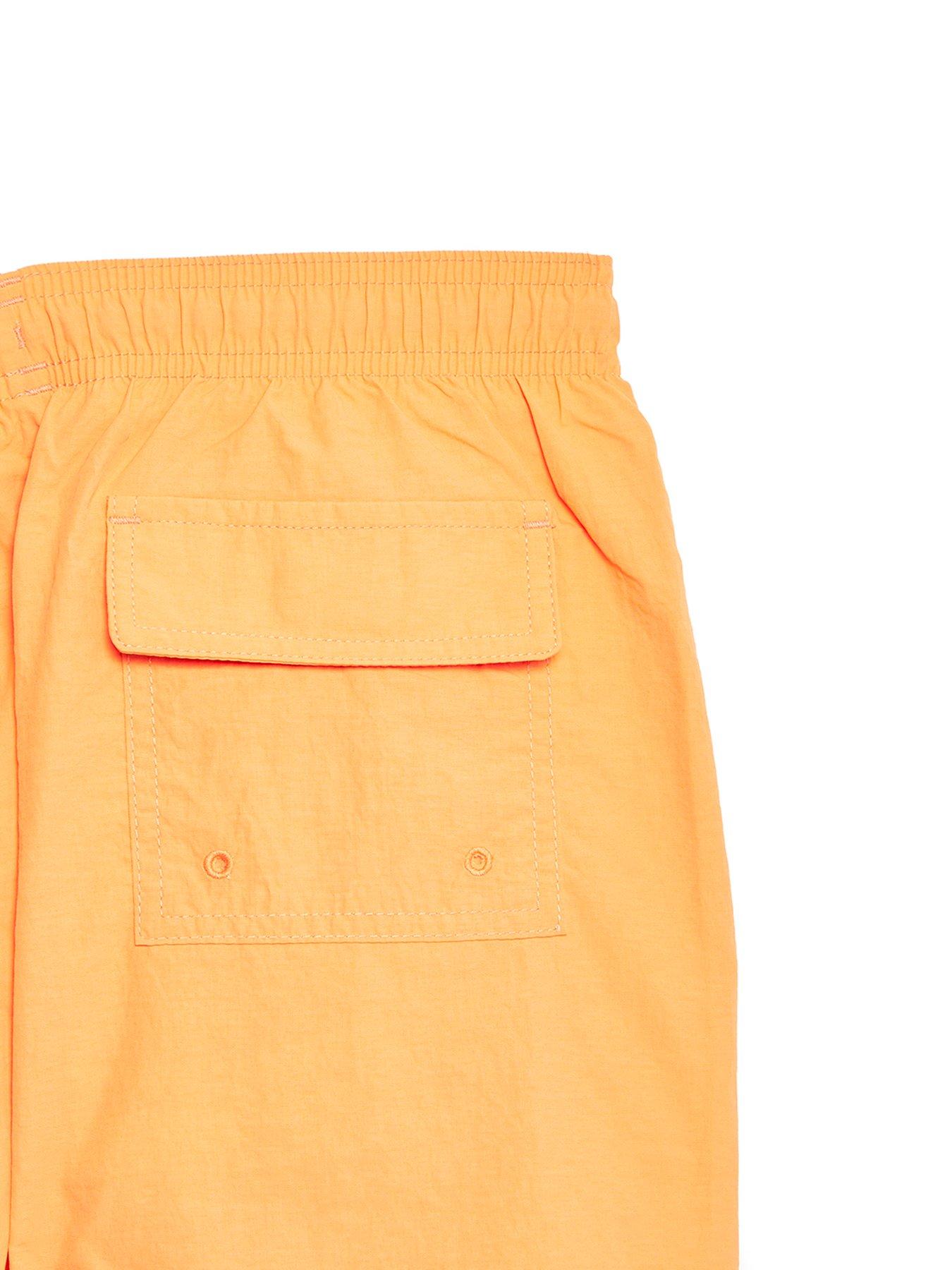  image of lyle-scott-boys-plain-swim-short-orange