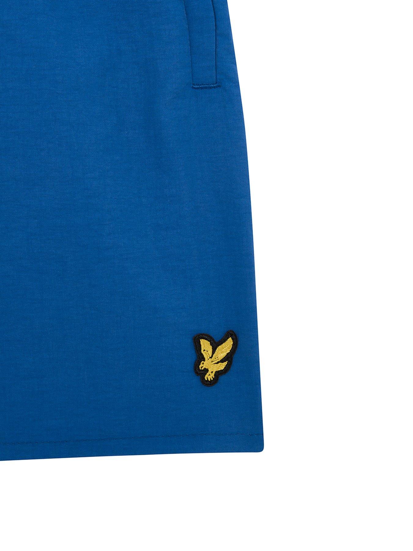  image of lyle-scott-boys-plain-swim-short-blue