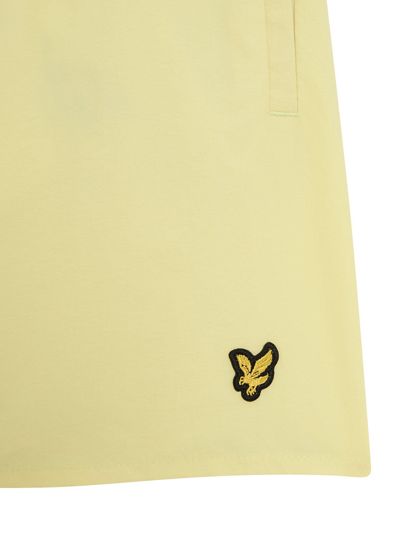  image of lyle-scott-boys-plain-swim-short-yellow