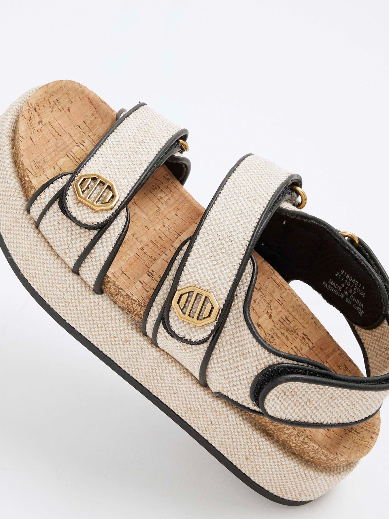 image of river-island-chunky-dad-sandal-beige