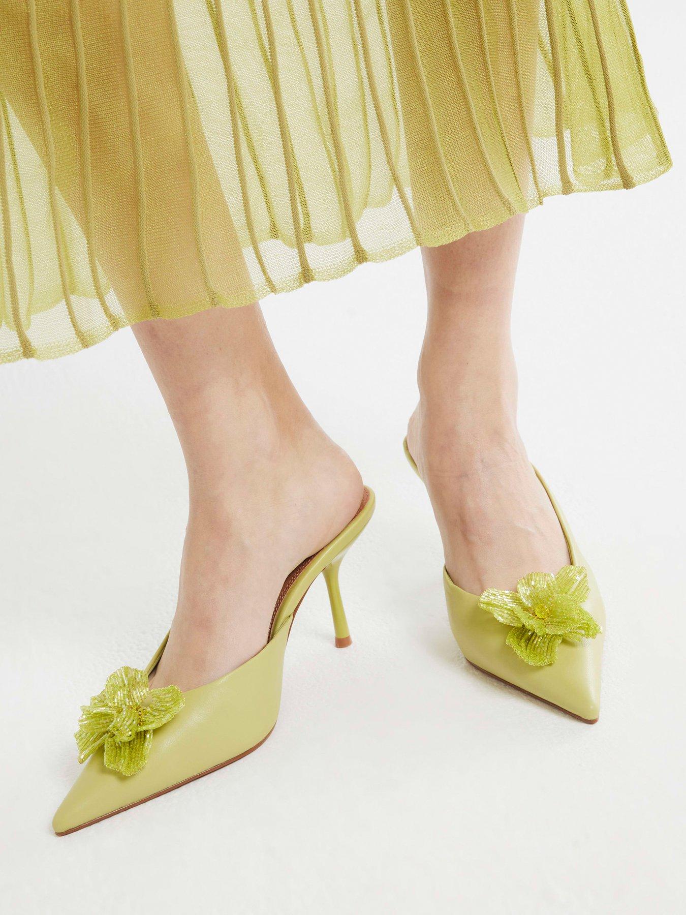 river-island-beaded-flower-court-shoe-green