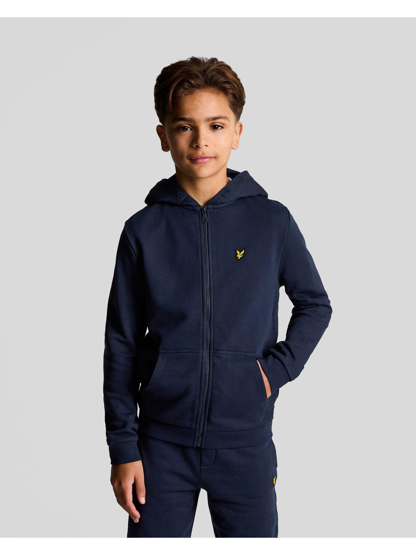  image of lyle-scott-boys-sweat-short-navy