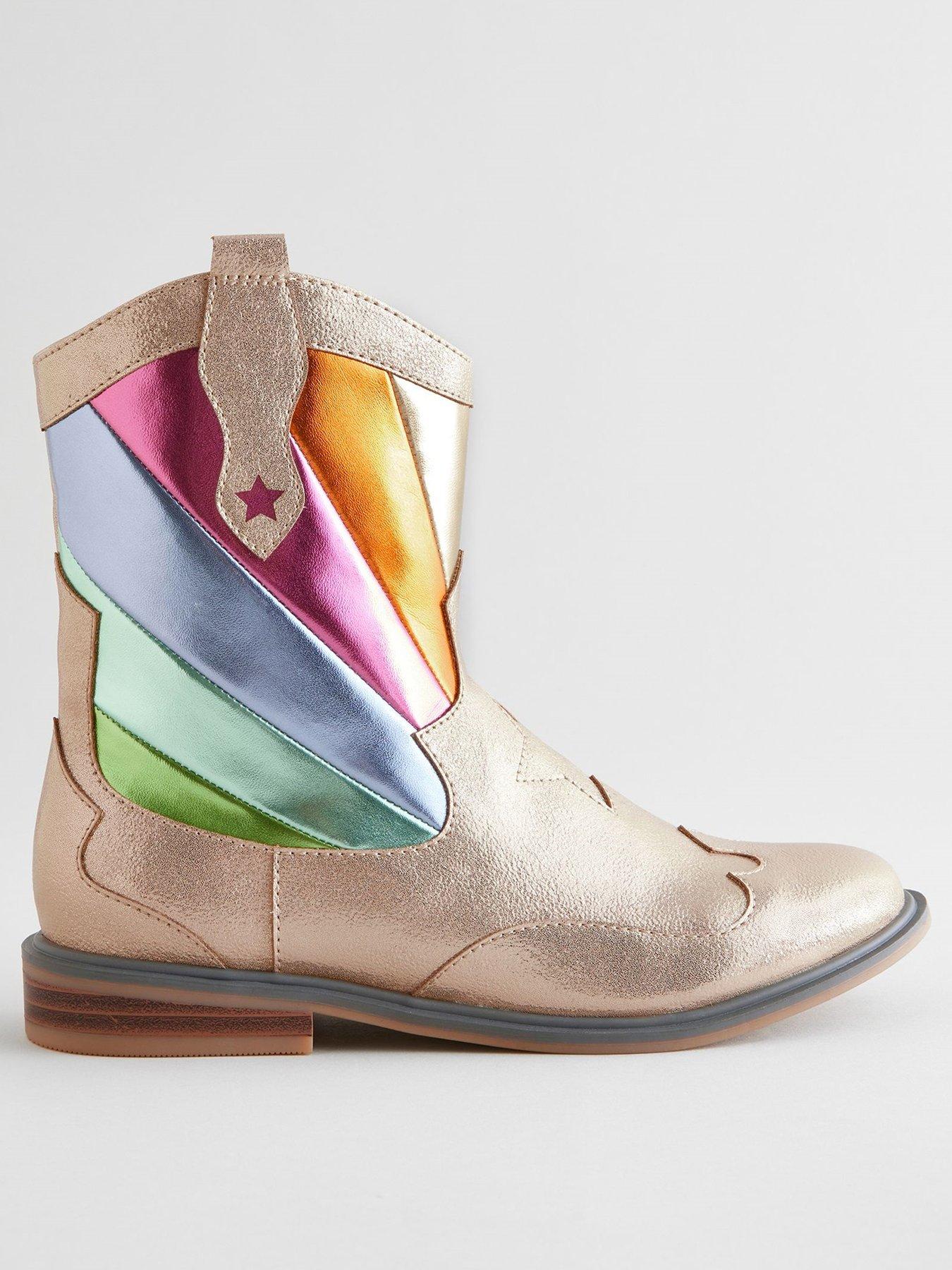 little-bird-older-kids-boots-gold