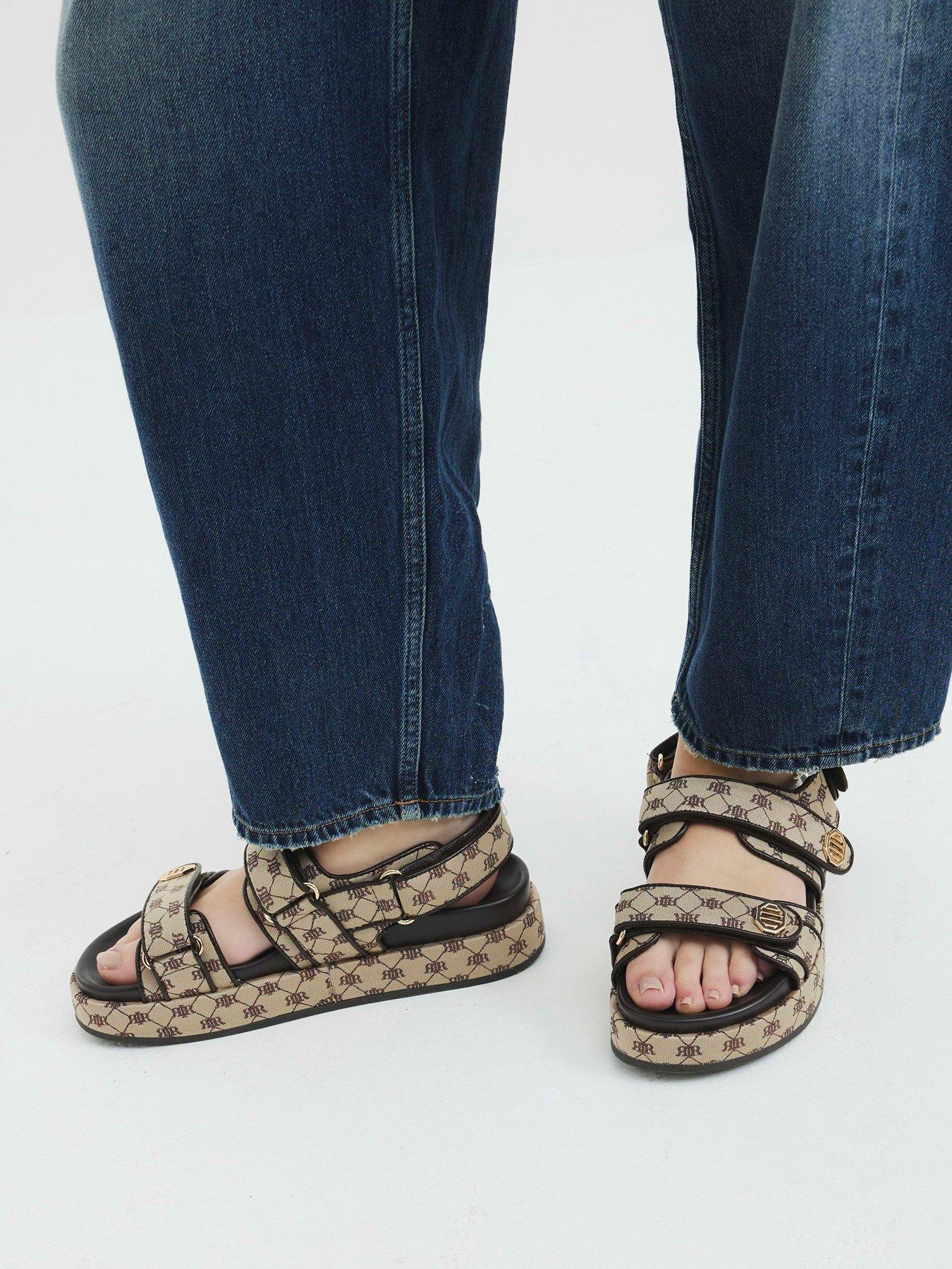river-island-chunky-dad-sandal-brown