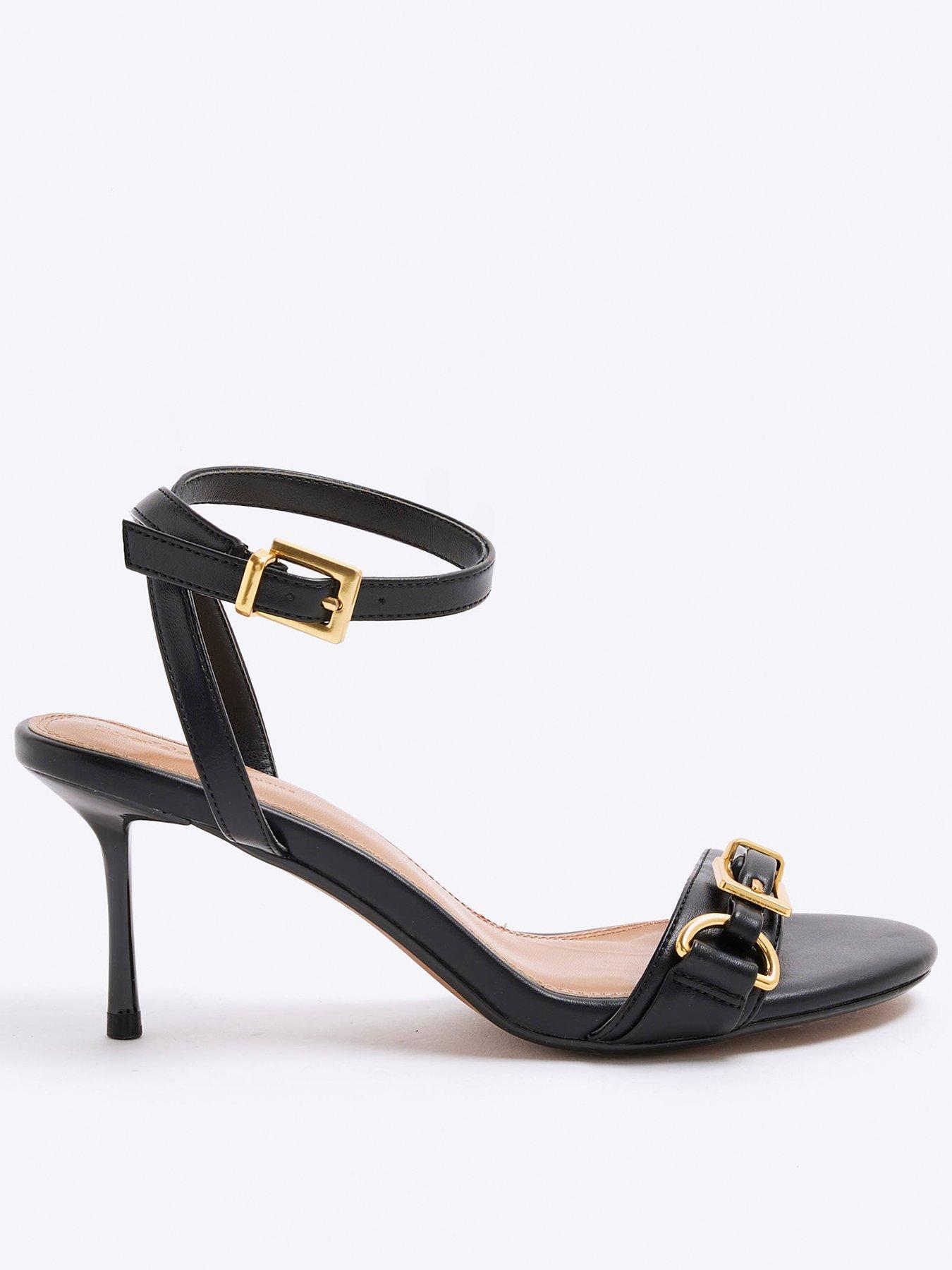 river-island-buckle-detail-heeled-sandal-black